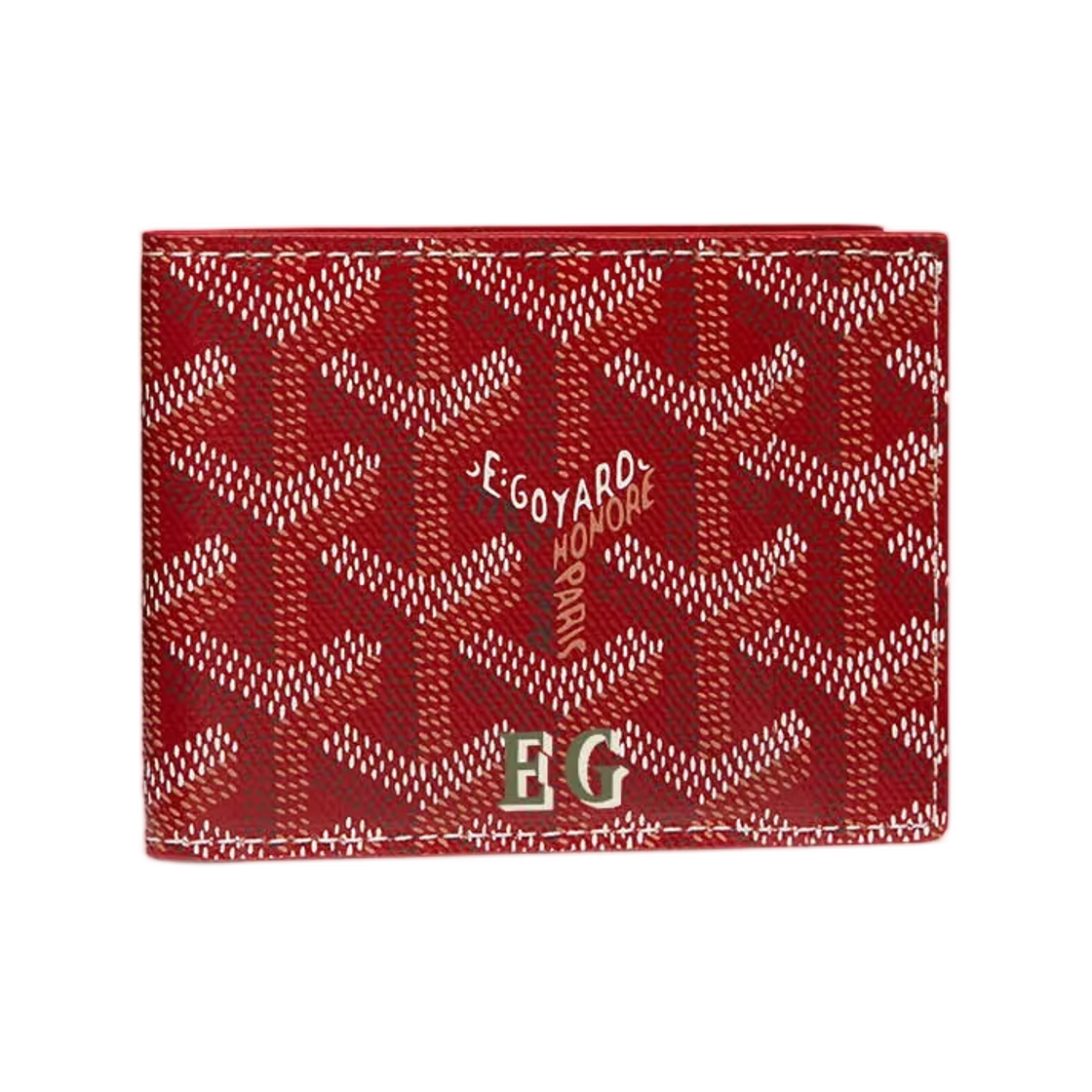 고야드 인서트 빅투아르 카드 월렛 이니셜 레드(Goyard Insert Victoire Card Wallet Initials Red) - 1