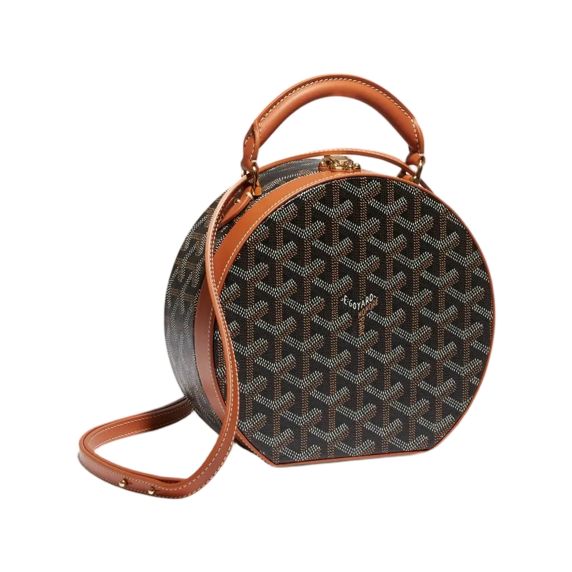 고야드 더 알토 핫박스 트렁크 백 블랙 탄(Goyard The Alto Hatbox Trunk Bag Black Tan) - 1