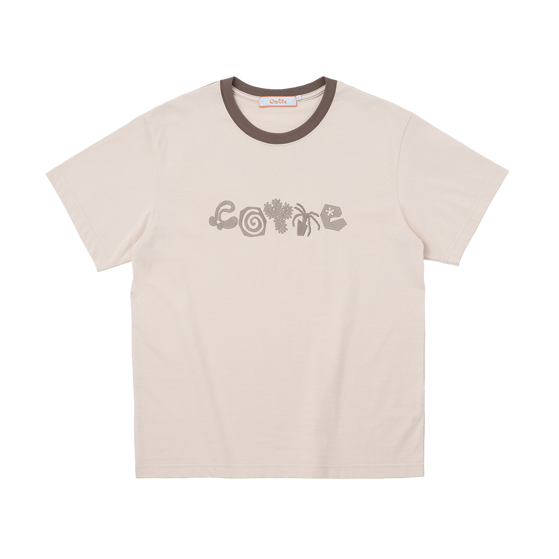 꼬떼 두들가든 티셔츠 크림(COTTE Doodle Garden T-Shirt Cream)