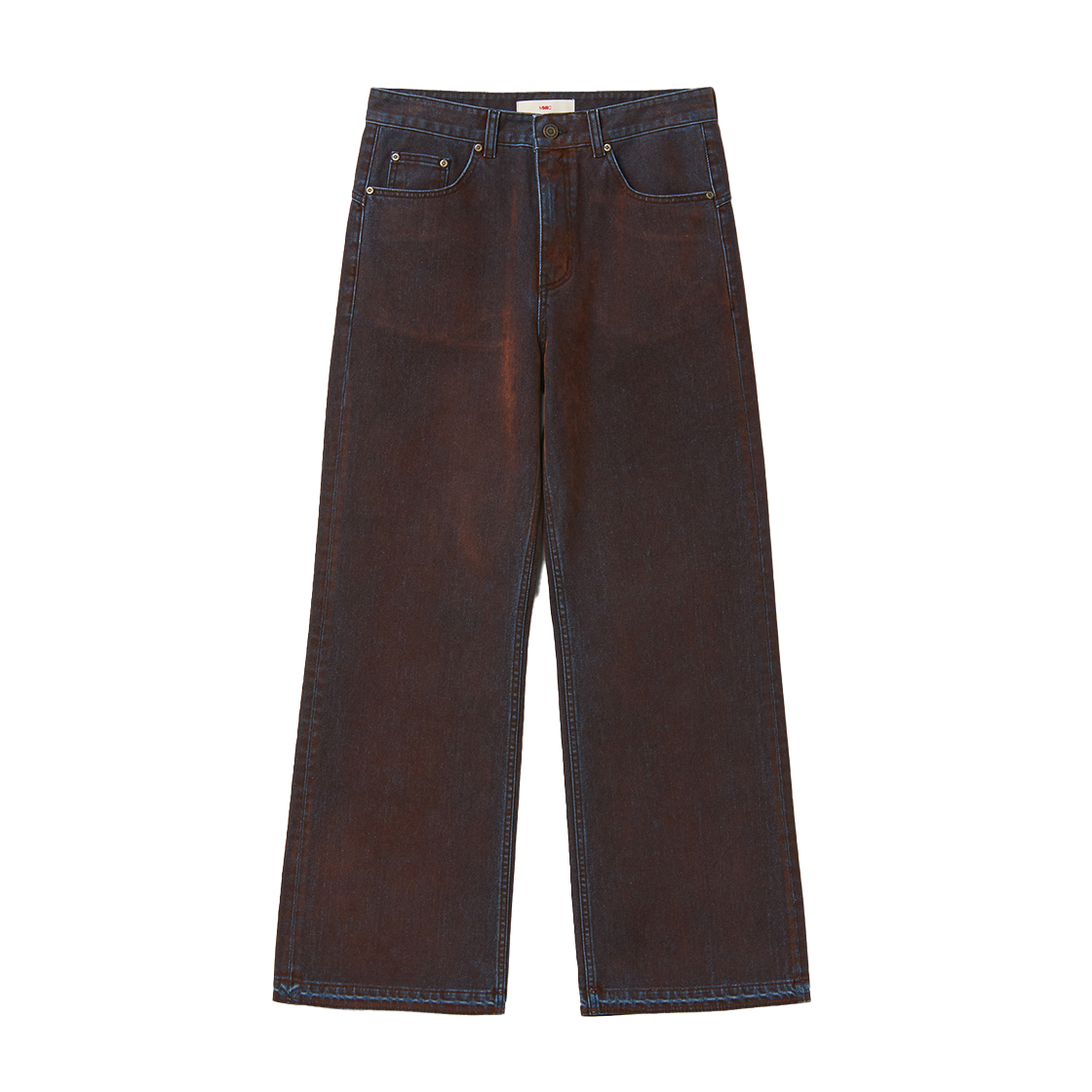 2C5-MM-MB-CP016BR MMIC Saint Flare Jeans Brown