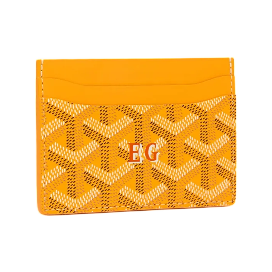 고야드 생쉴피스 카드 월렛 이니셜 옐로우(Goyard Saint Sulpice Card Wallet Initials Yellow) - 1