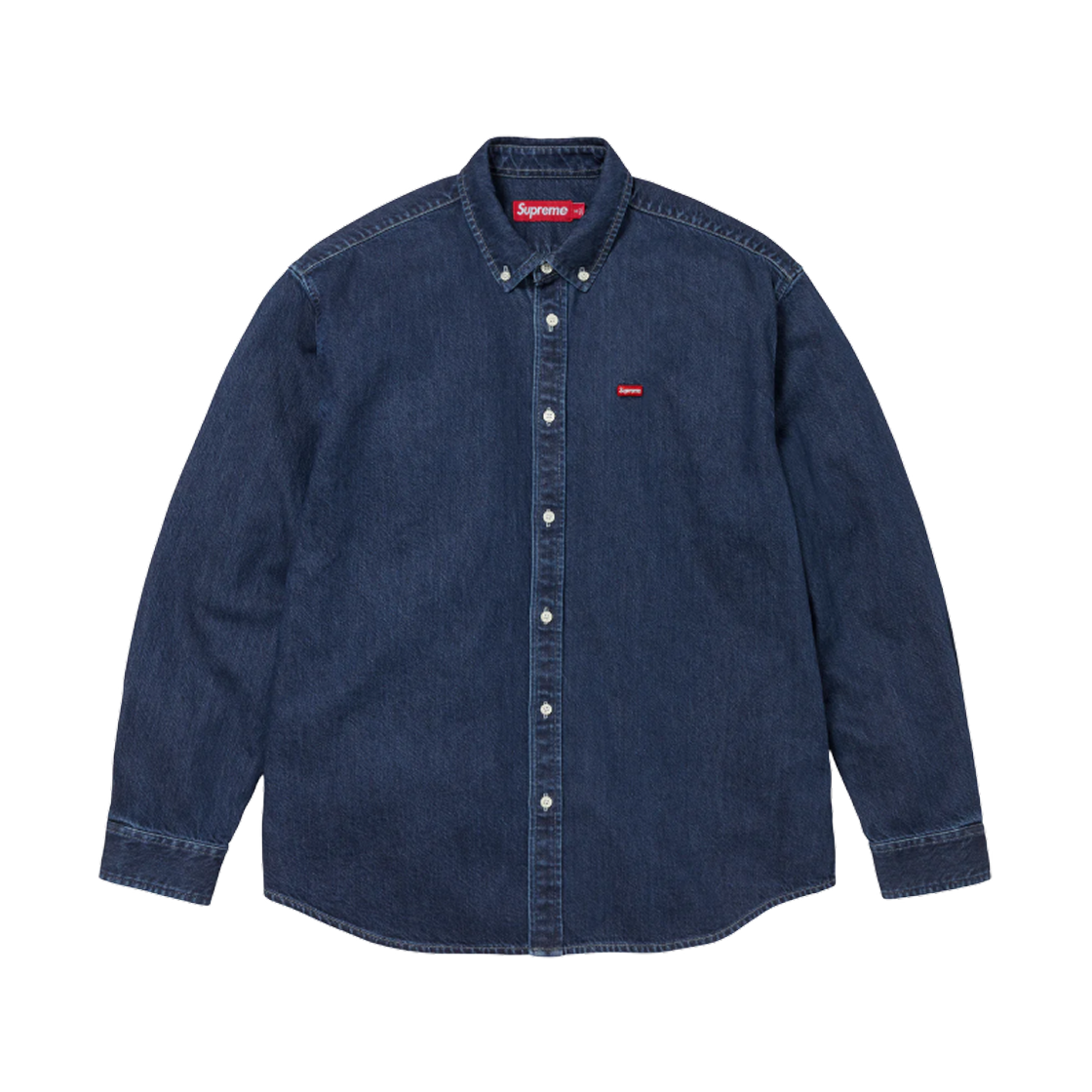 슈프림 스몰 박스 데님 셔츠 인디고 - 25FW(Supreme Small Box Denim Shirt Indigo - 25FW)