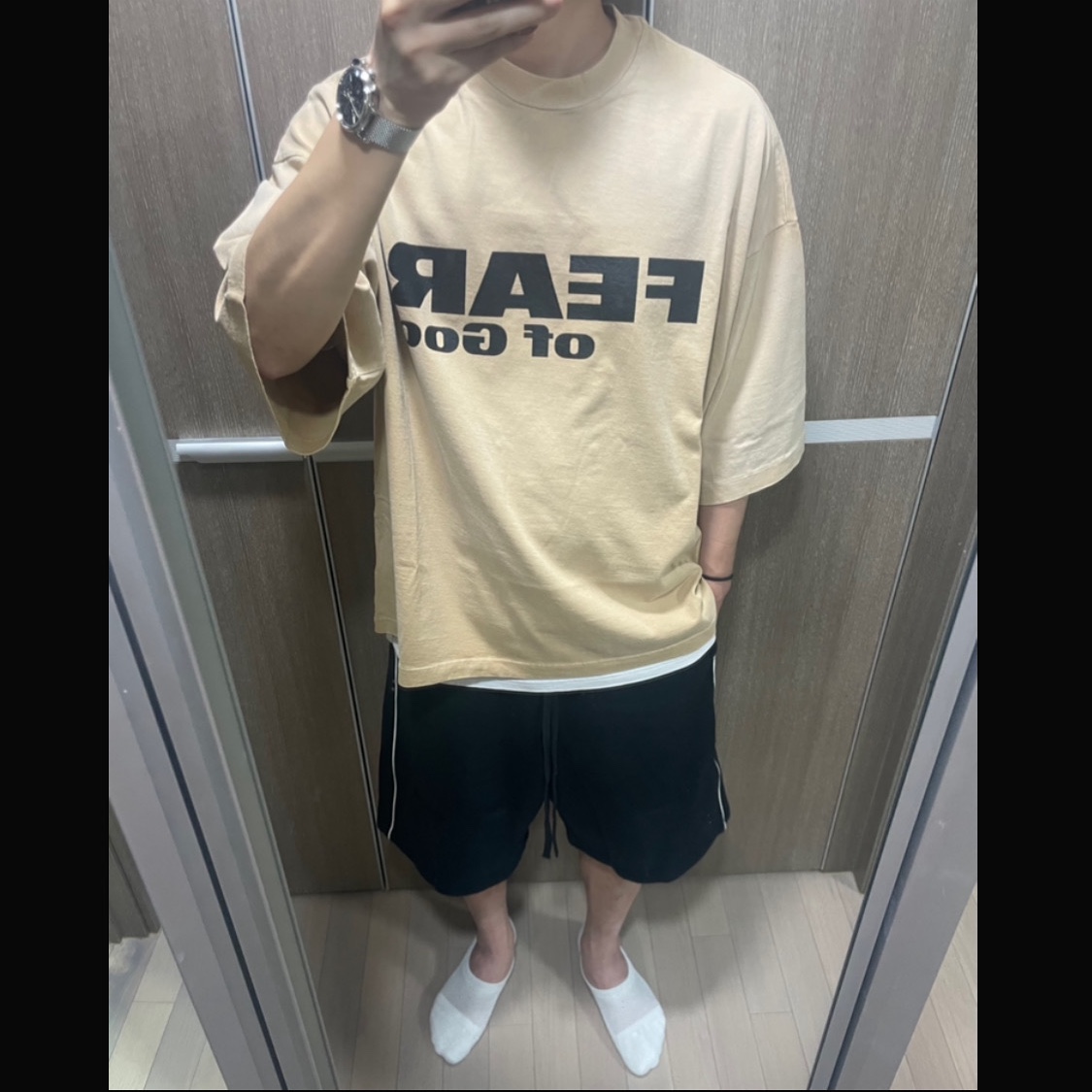 Essentials Lightweight Essential T-Shirt Bright White - 25SS 착용 스타일