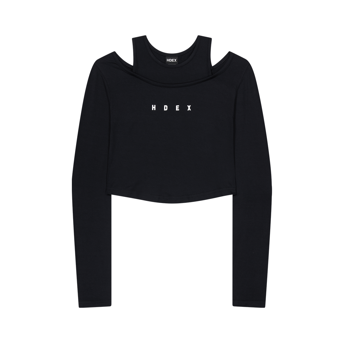 에이치덱스 우먼스 브리센 레이어드 롱 슬리브 블랙