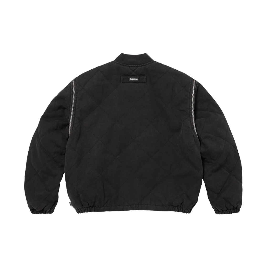 슈프림 집 오프 슬리브 퀼티드 봄버 자켓 블랙 - 25FW(Supreme Zip Off Sleeve Quilted Bomber Jacket Black- 25FW) - 3
