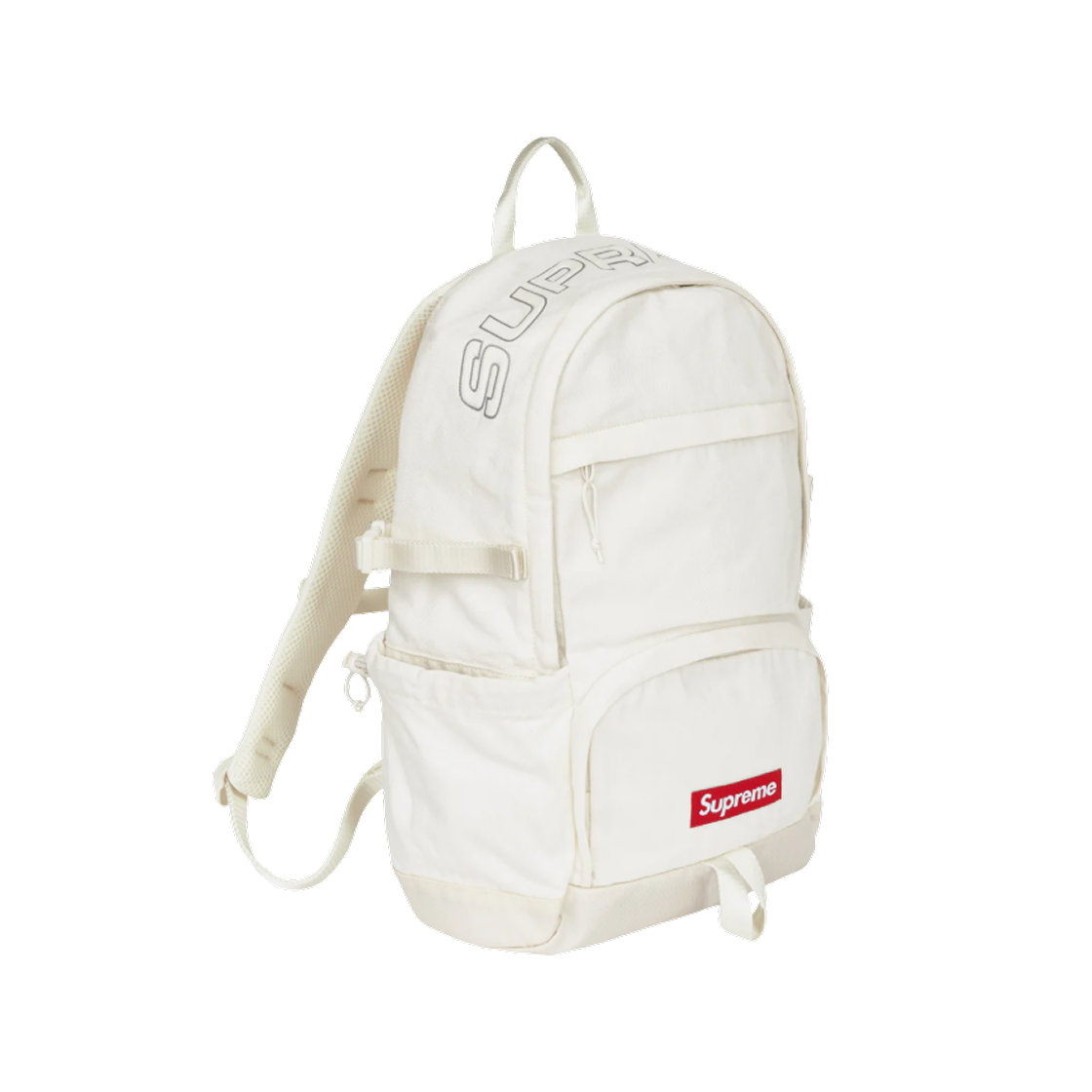 슈프림 데님 백팩 화이트 - 25FW(Supreme Denim Backpack White - 25FW) - 2