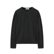 noun Pique Henley T-Shirts Charcoal