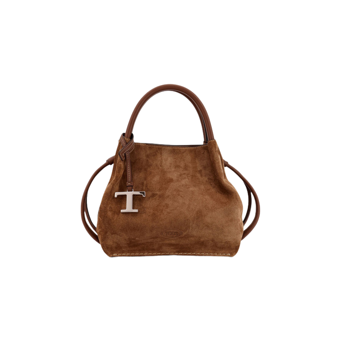 XBWBUZS9200P3A4L13 Tod's Shoulder Bag in Suede Brown