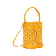 Goyard Petit Flot Mini Bucket Bag Yellow
