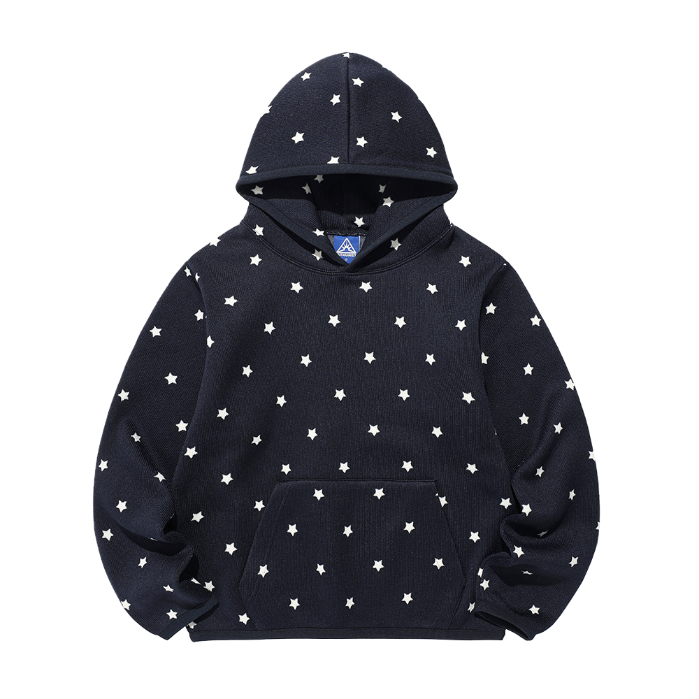 IK2FFFM410ANV ISTKUNST Star Hoodie Navy