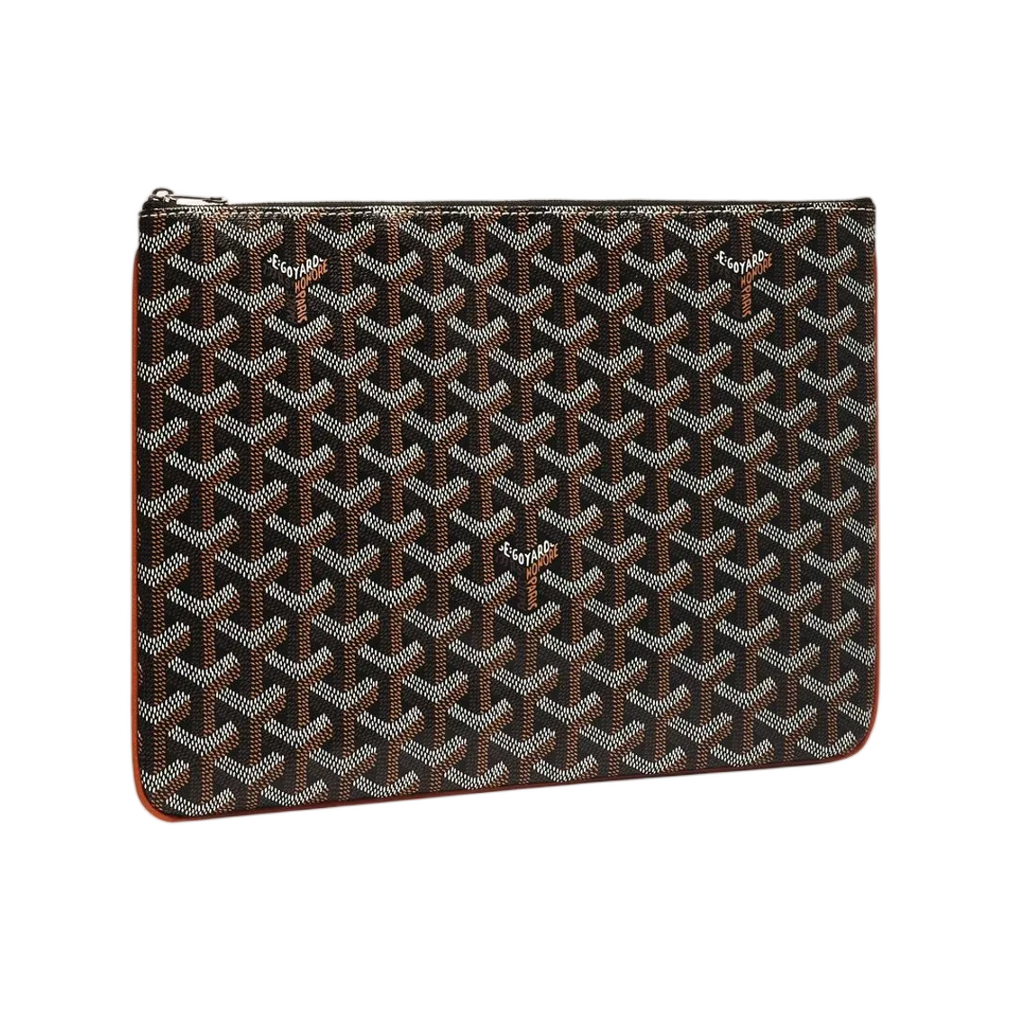 고야드 세나 MM 파우치 블랙 탄(Goyard Senat MM Pouch Black Tan) - 1