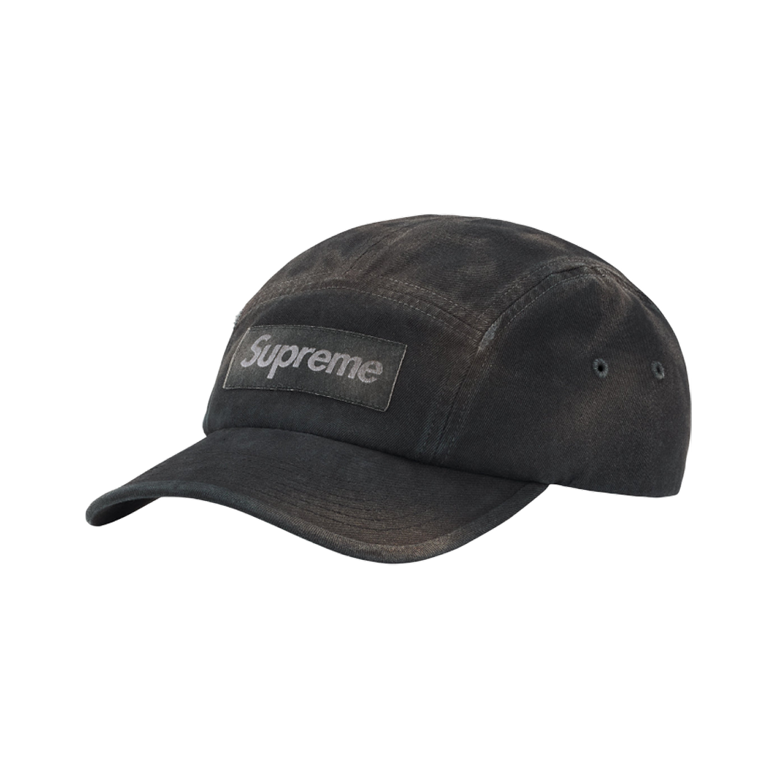 슈프림 오버다이드 캠프캡 블랙(Supreme Overdyed Camp Cap Black)