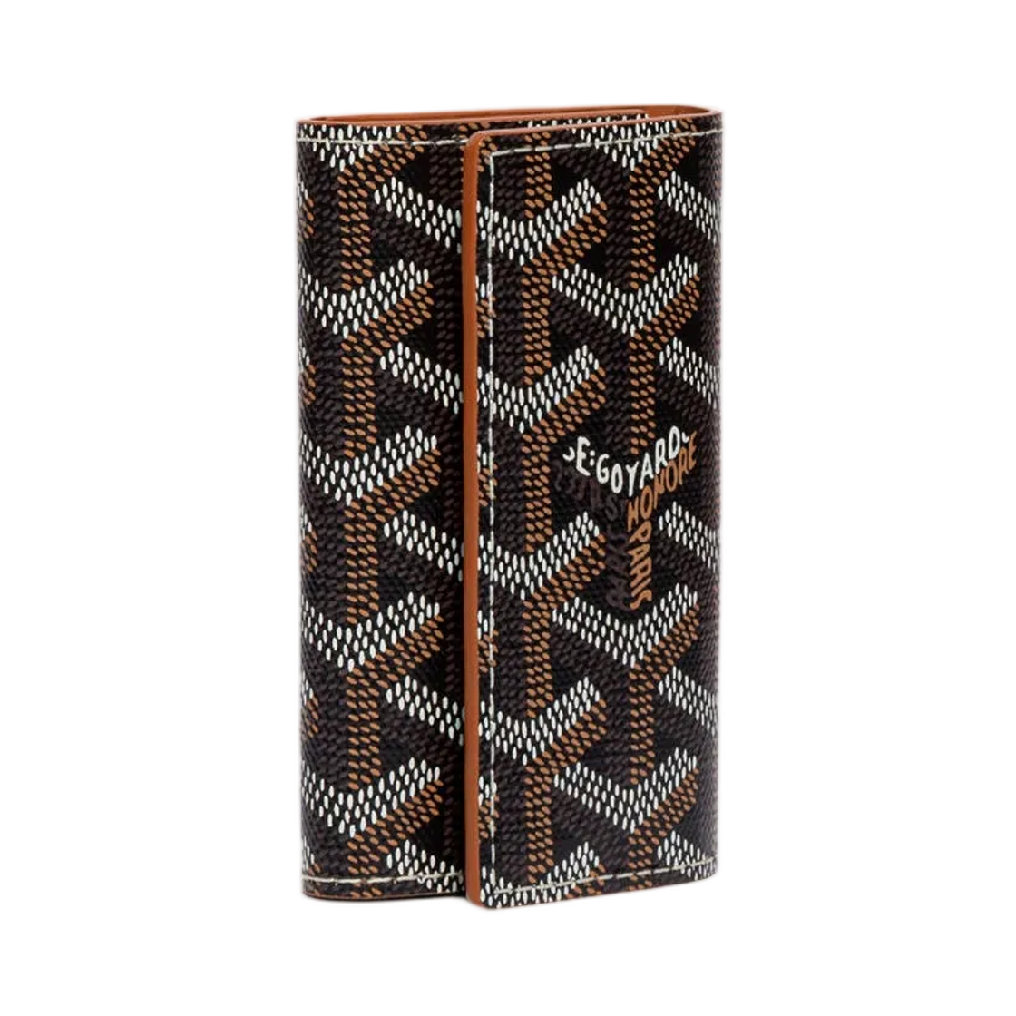 - Goyard Saint Michel Key Ring Black Tan