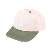 Supreme Pigment Coated 2-Tone S Logo 6-Panel Light Pink - 25FW