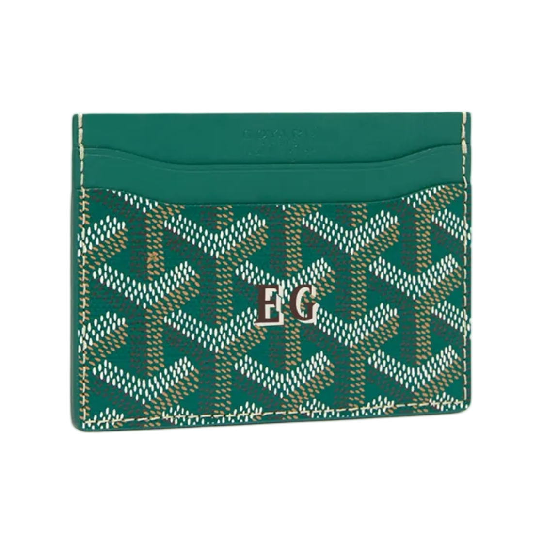 고야드 생쉴피스 카드 월렛 이니셜 그린(Goyard Saint Sulpice Card Wallet Initials Green) - 1