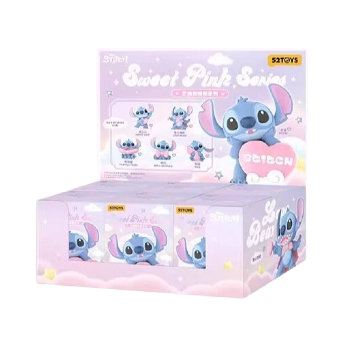 탑 토이 스티치 스위트 핑크 시리즈 미개봉 랜덤박스 (6개입)(Top Toy Stitch Sweet Pink Series Sealed Case (6 Blind Boxes))