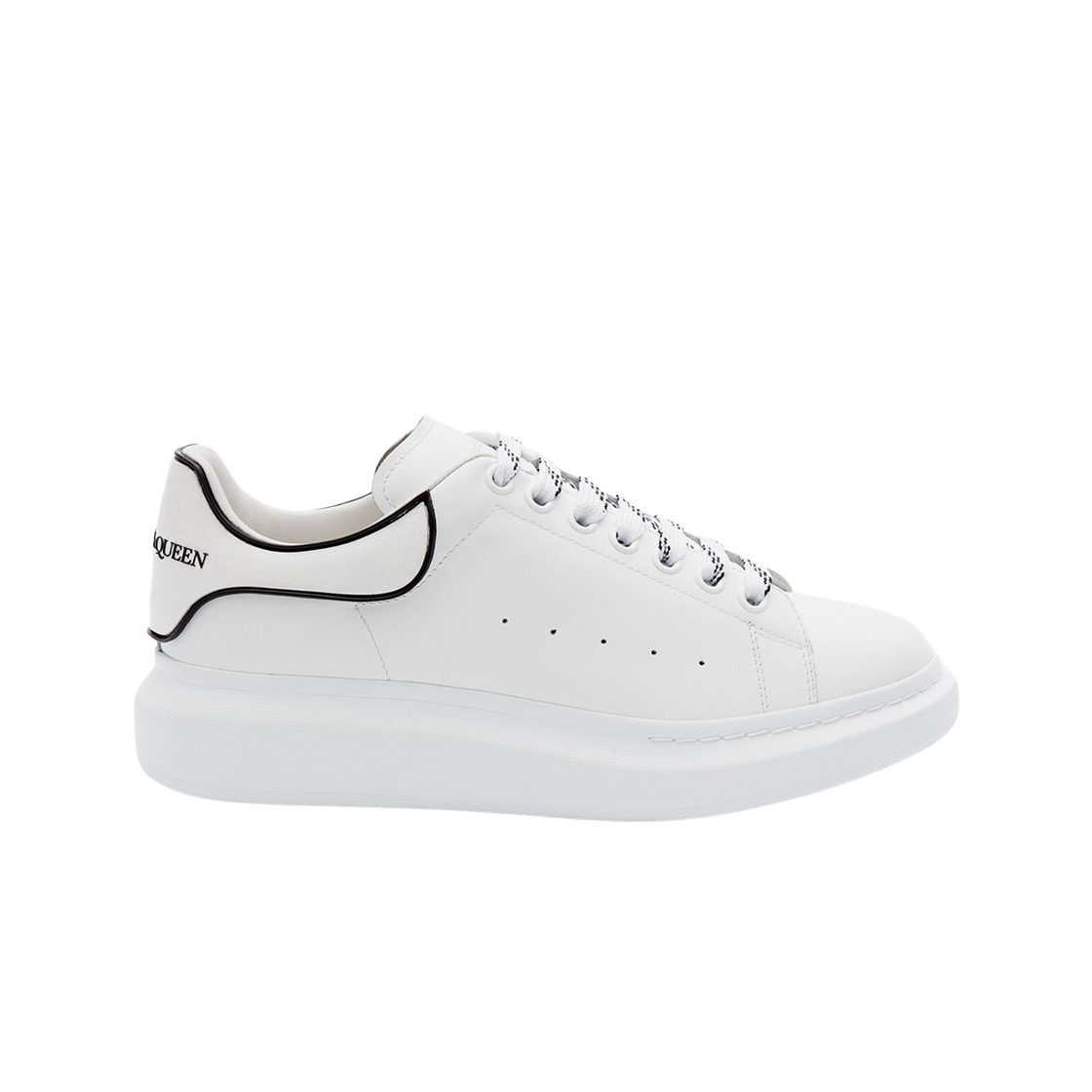 알렉산더 맥퀸 오버사이즈 스니커즈 화이트 블랙(Alexander McQueen Oversized Sneakers White Black)