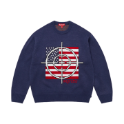 Supreme Target Sweater Navy - 25FW