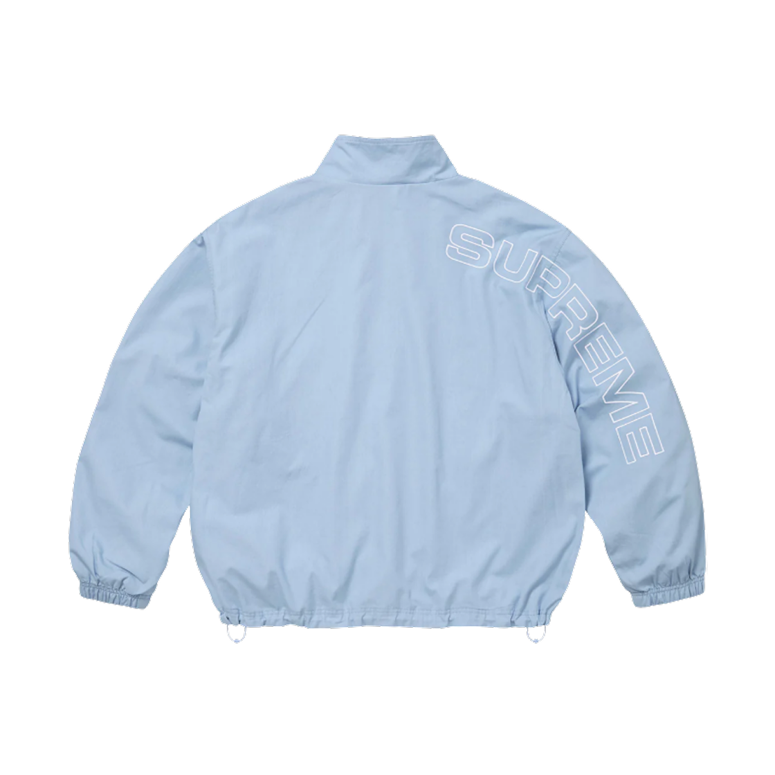 슈프림 스펠아웃 자수 립스탑 트랙 자켓 라이트 블루 - 25FW(Supreme Spellout Embroidered Ripstop Track Jacket Light Blue - 25FW) - 3