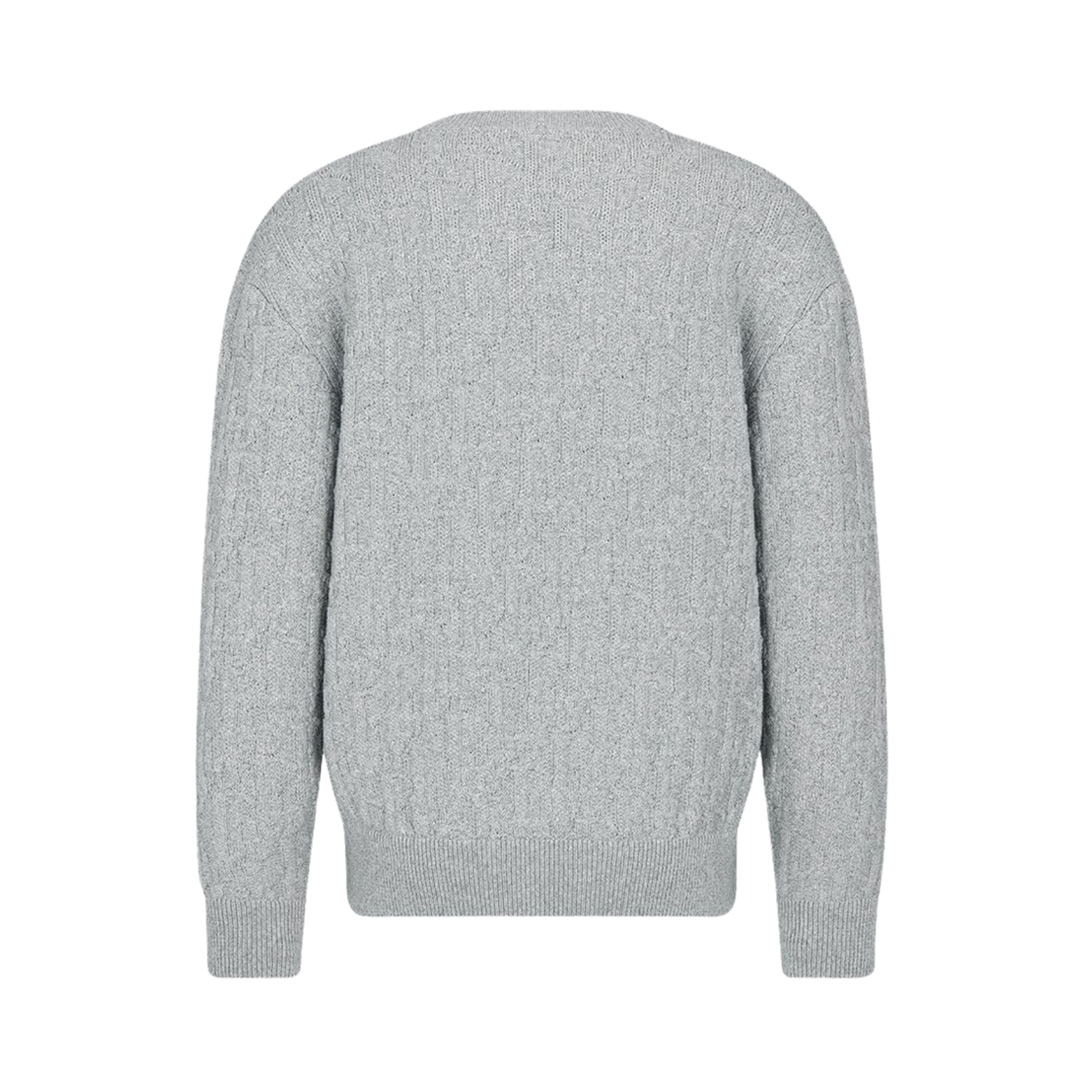디올 오블리크 스웨터 그레이 코튼 블렌드 자카드(Dior Oblique Sweater Gray Cotton Blend Jacquard) - 2