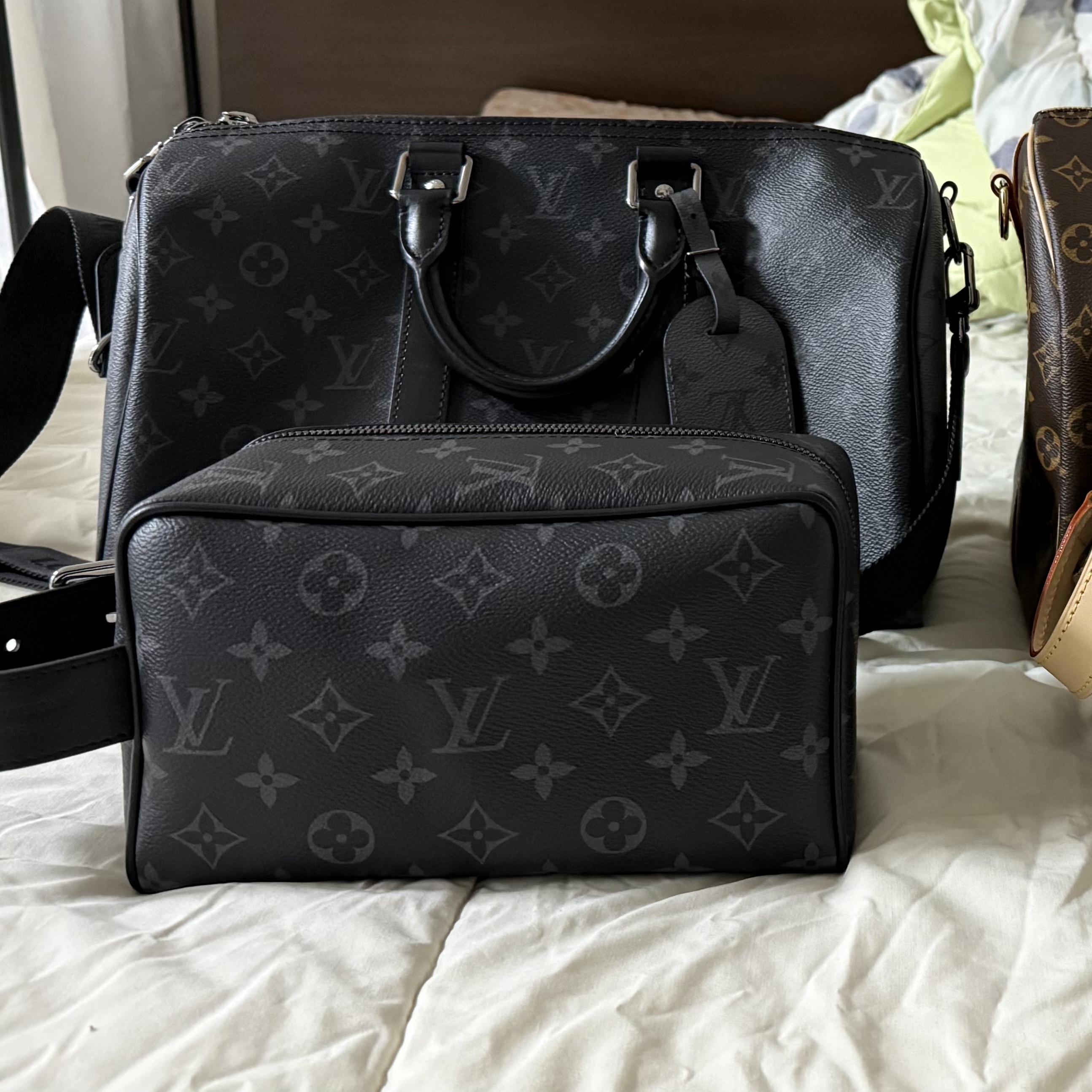 Louis Vuitton Speedy Bandouliere 35 Monogram 착용 스타일 - 2