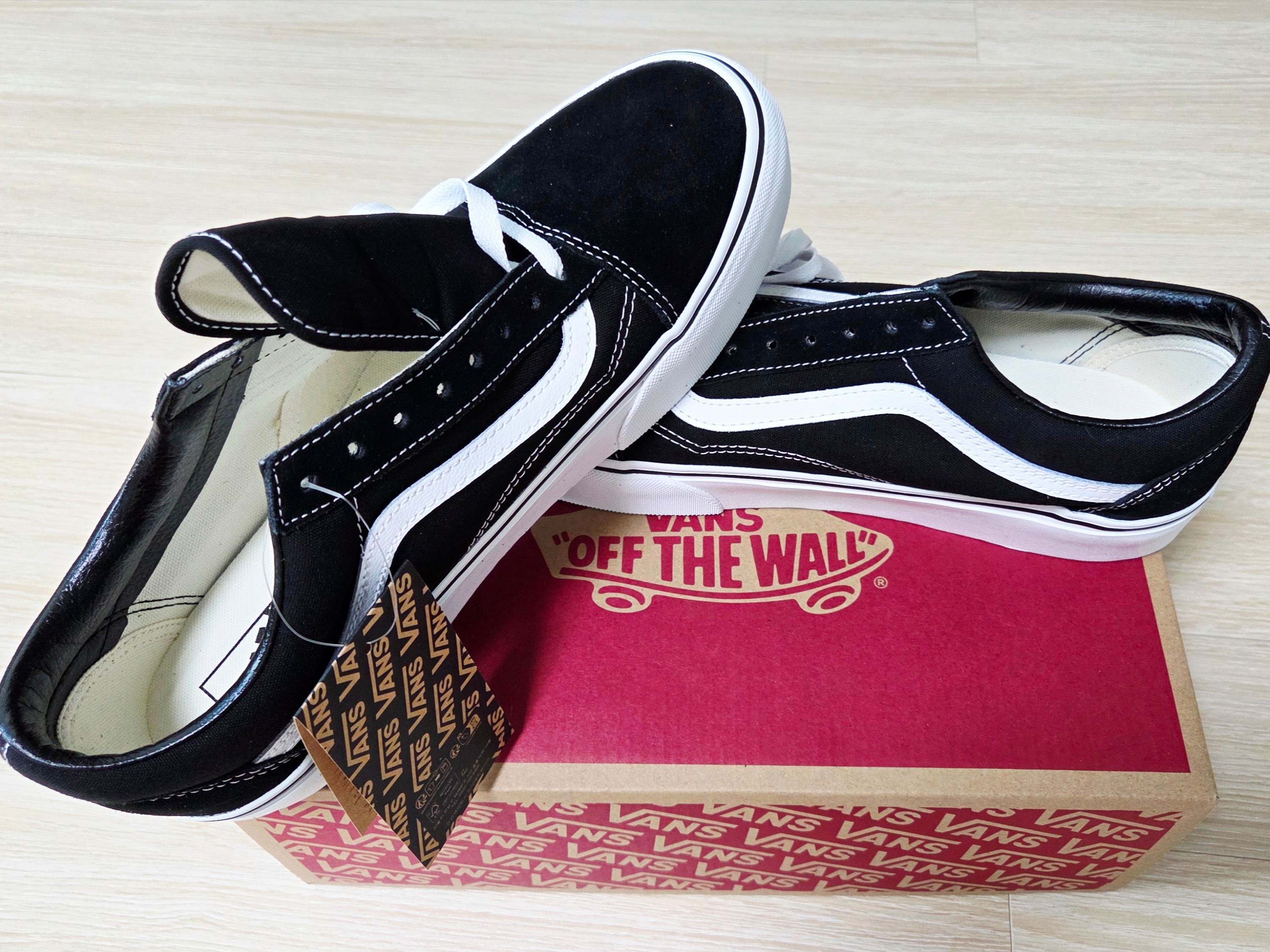 Vans Old Skool Platform Black White 착용 스타일