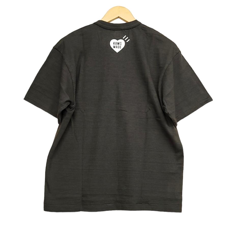 Human Made x Kaws Graphic T-Shirt #2 Black 착용 스타일 - 4