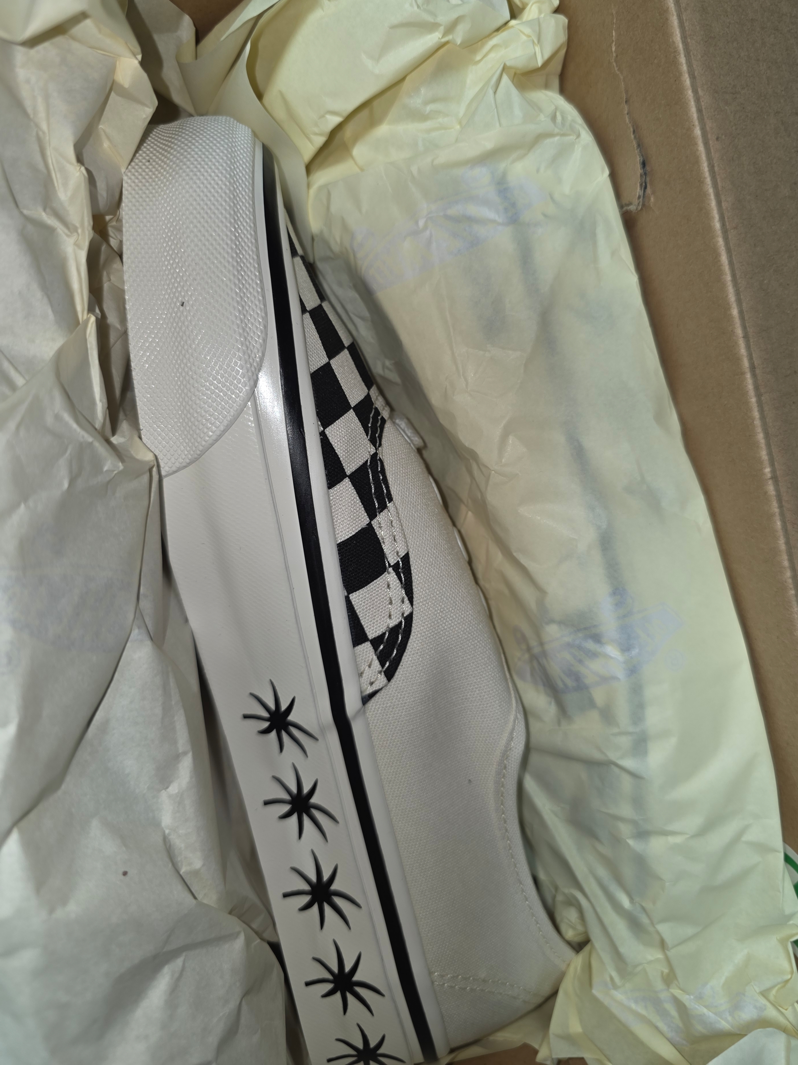 Vans X Wacko Maria Authentic Lx 44 Checkerboard Snow White 착용 스타일 - 10