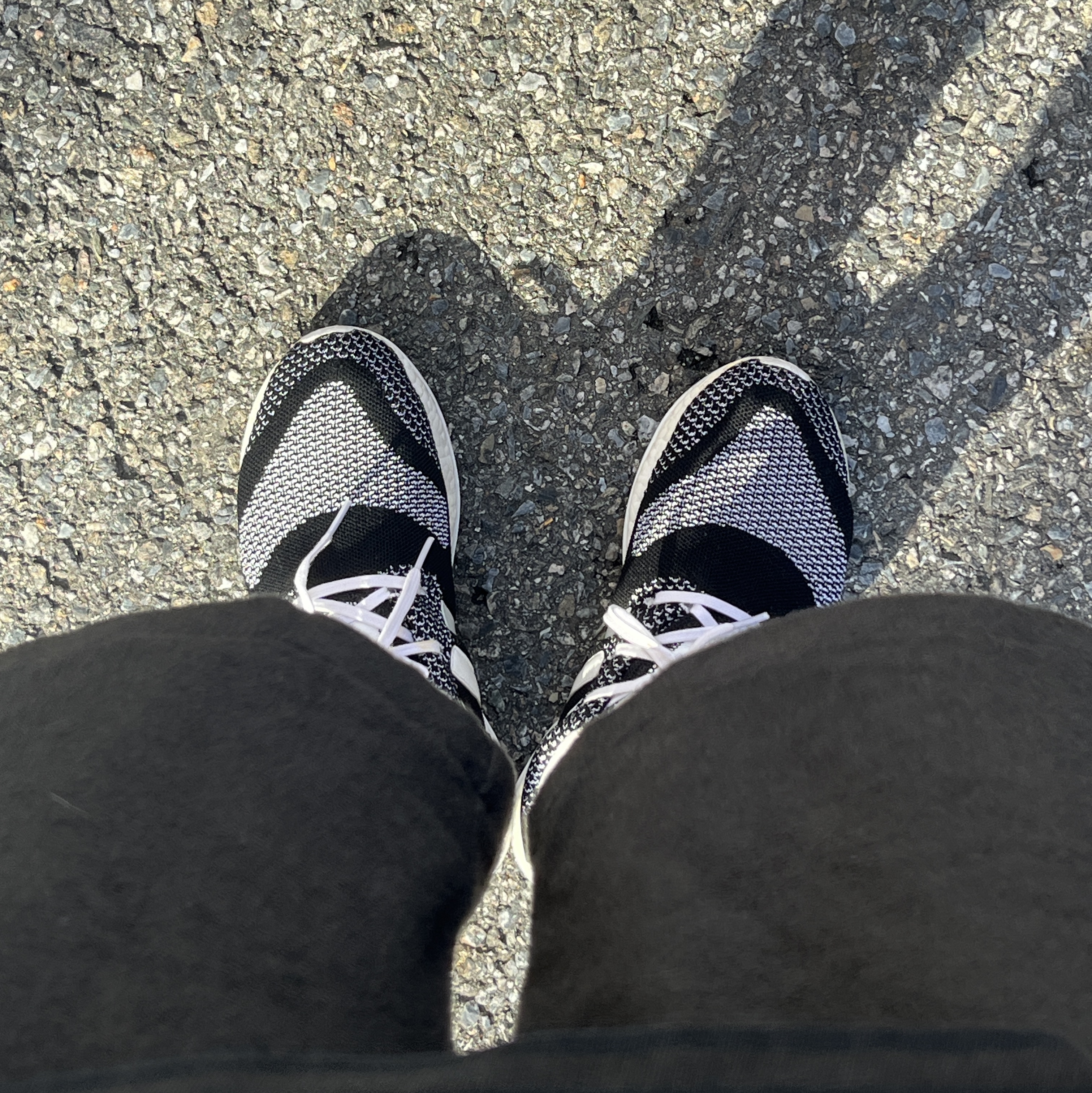 Y-3 Pureboost ZG Knit Core Black 착용 스타일 - 5