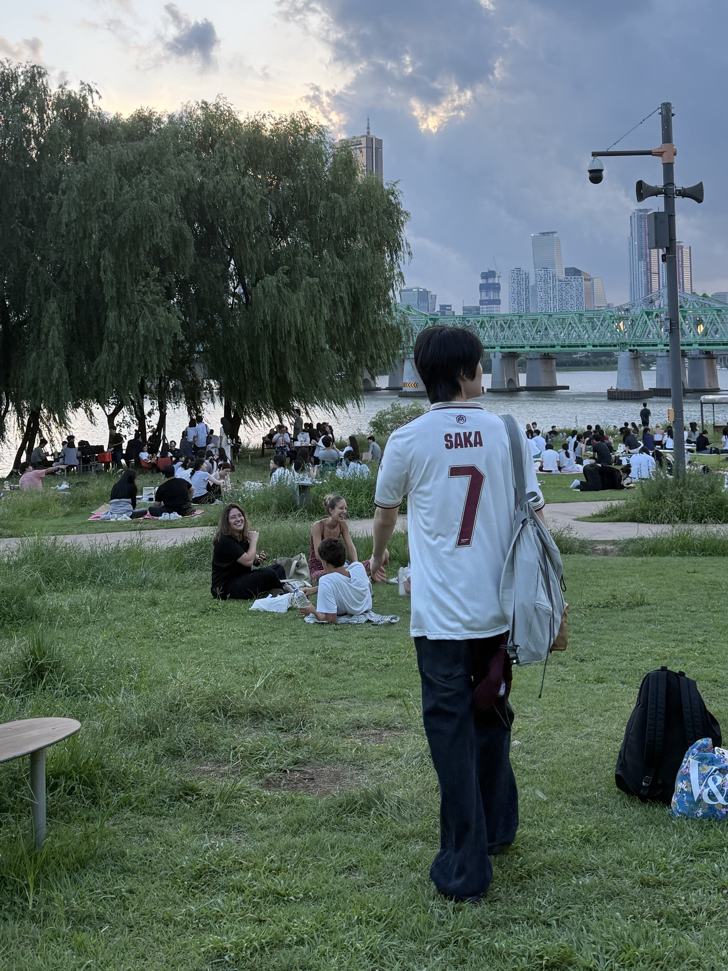 Adidas Arsenal 2025/26 3rd Jersey Cloud White Team Coll Burgundy 2 - KR Sizing (Non Marking Ver.) 착용 스타일 - 4