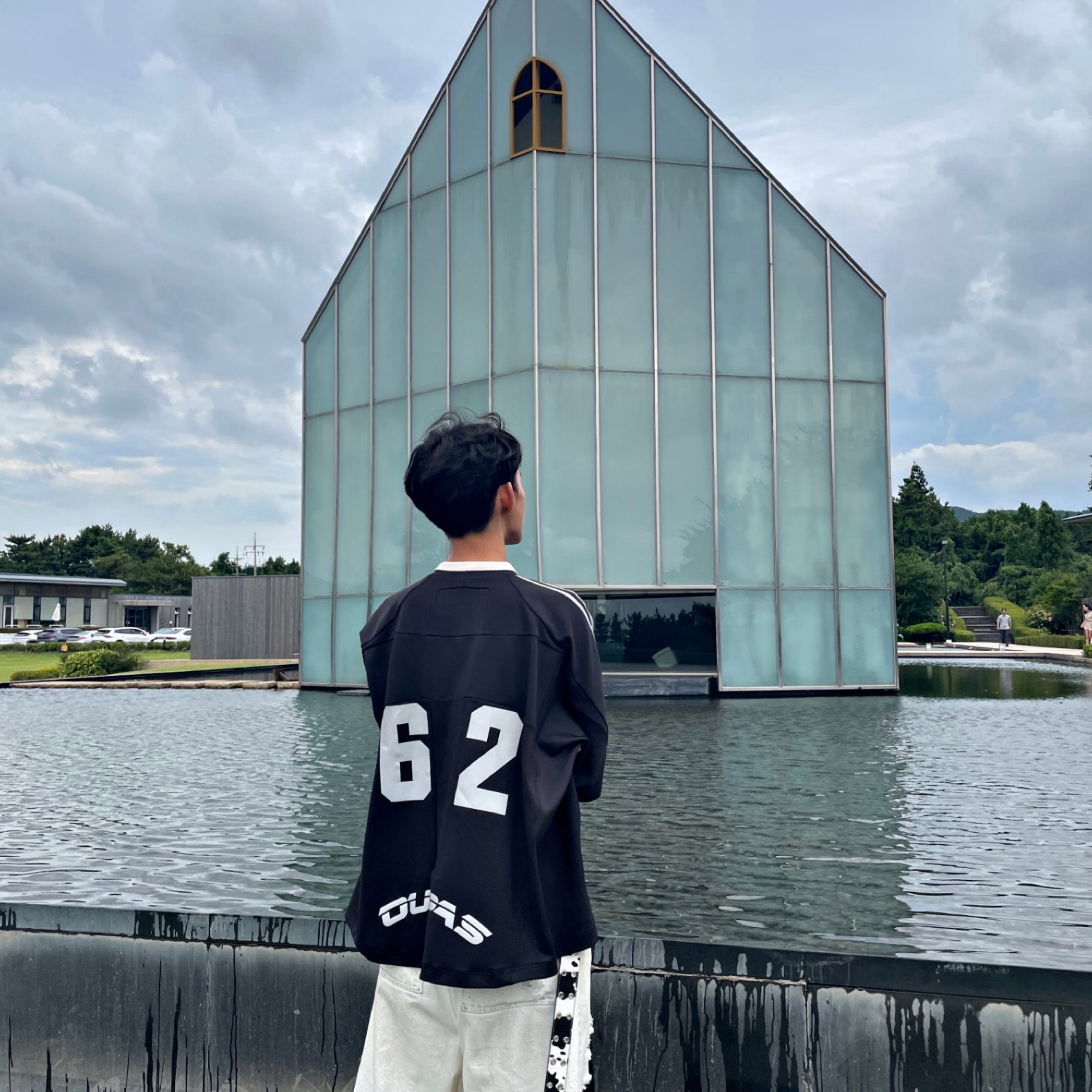 Ourpas 062 Jersey Black, Kamien x MJD Double Hole Belt Oreo Calf Hair 착용 스타일