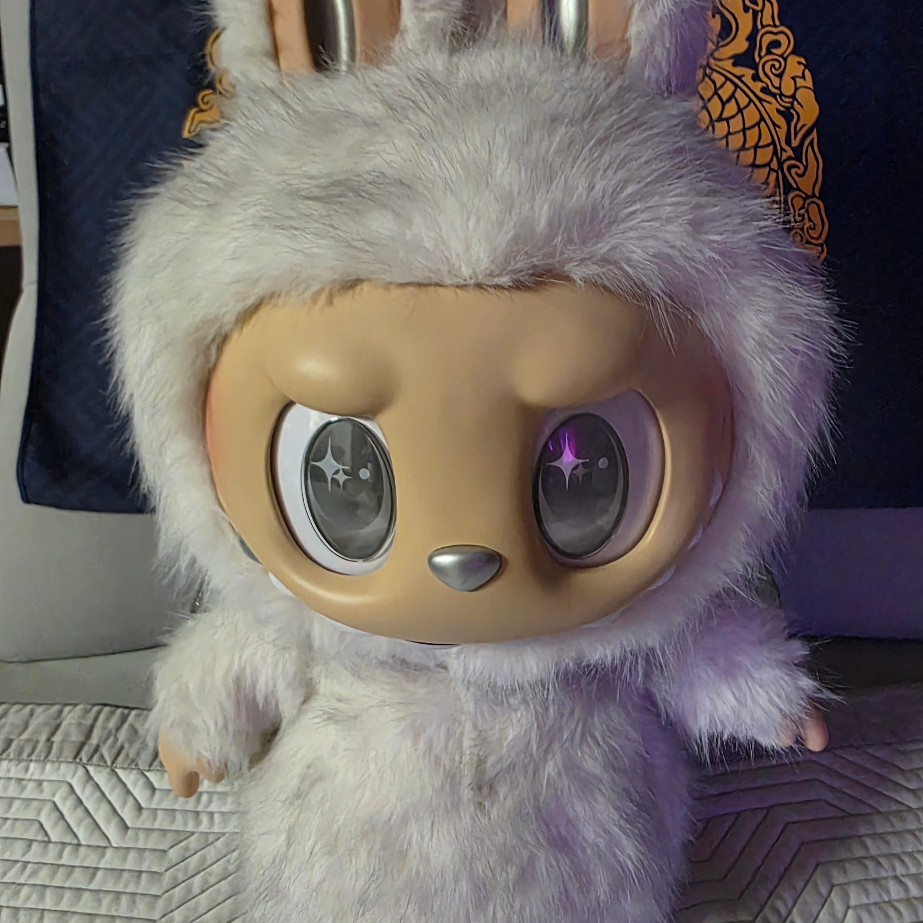 Pop Mart The Monsters Zimomo Angel In Clouds Vinyl Face Doll 착용 스타일 - 2
