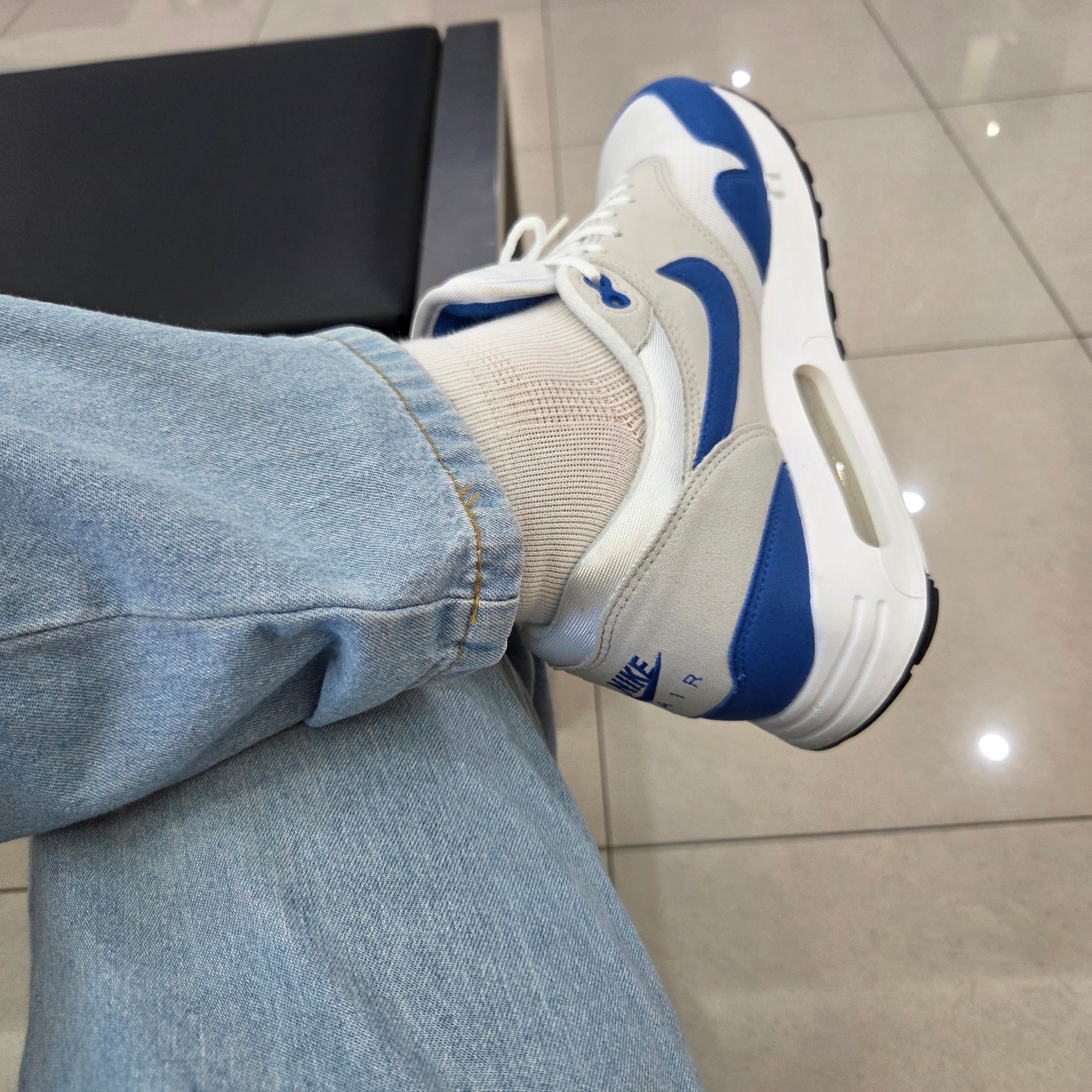 (W) Nike Air Max 1 '86 OG Royal Blue 착용 스타일