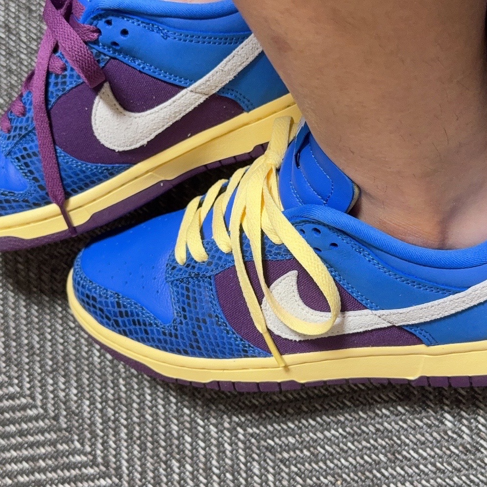 Nike x Undefeated Dunk Low SP 5 On It 착용 스타일 - 3