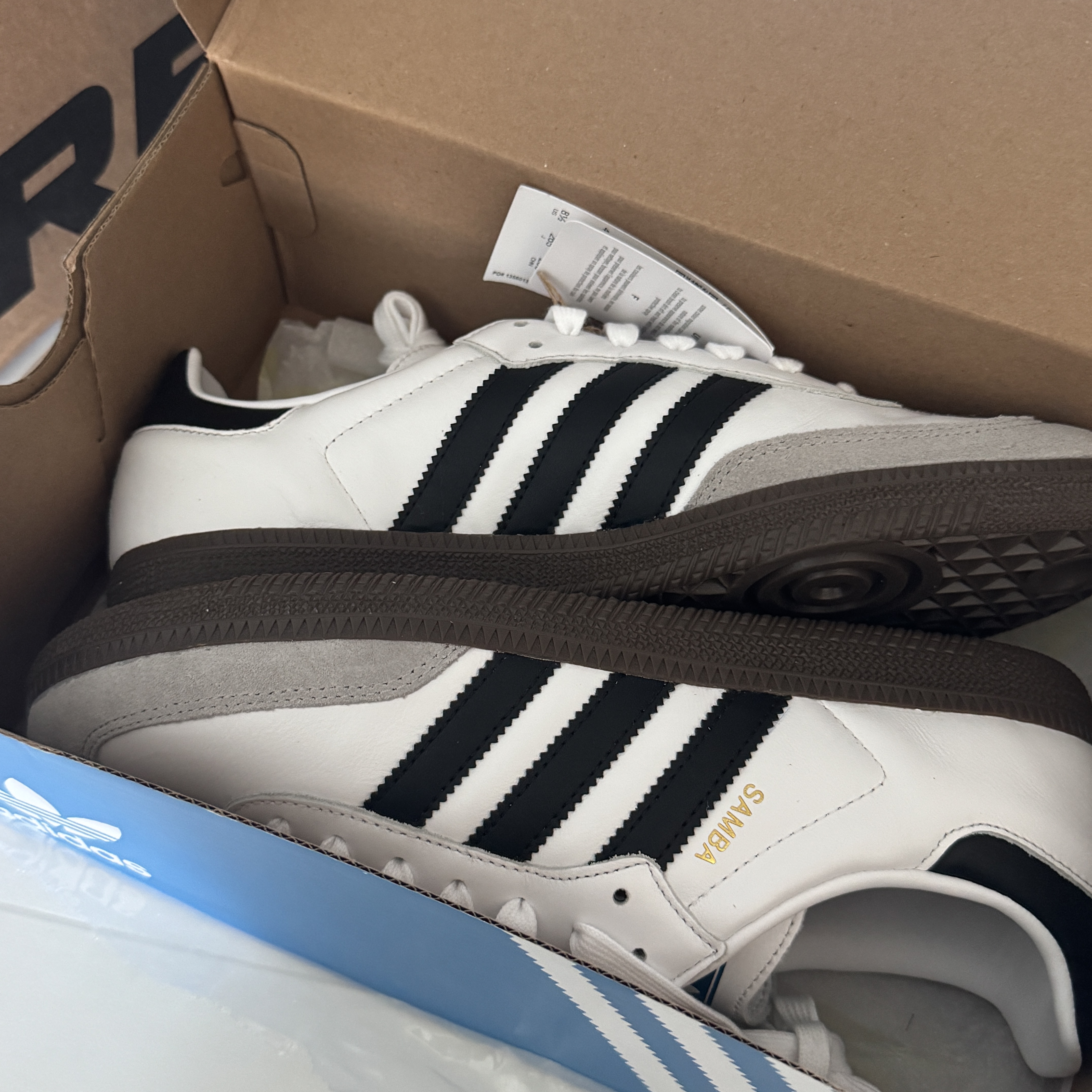 Adidas Samba OG Cloud White 착용 스타일 - 1