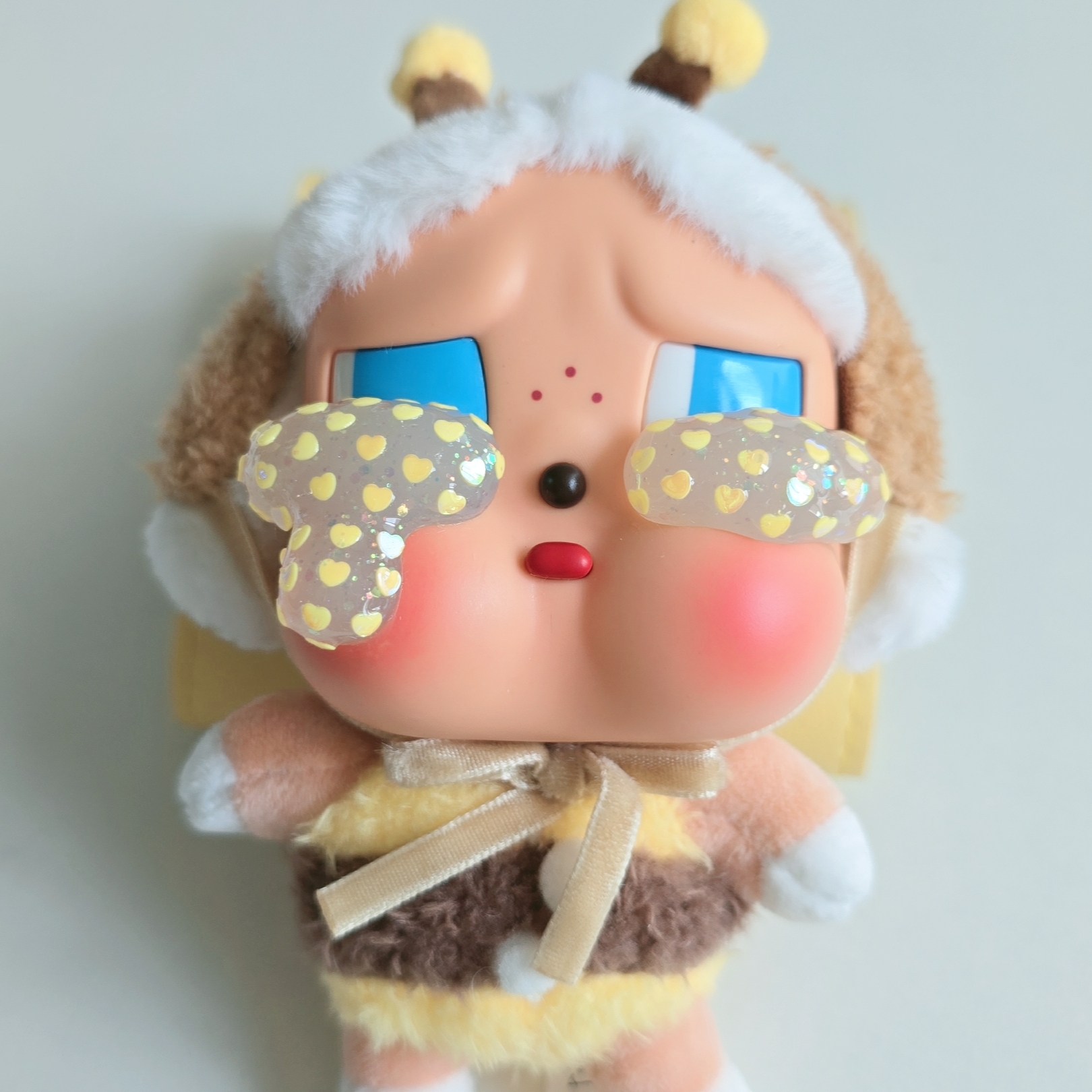 Pop Mart Crybaby Crying Again Series Plush Keyring Sealed Case (1 Blind Box) 착용 스타일