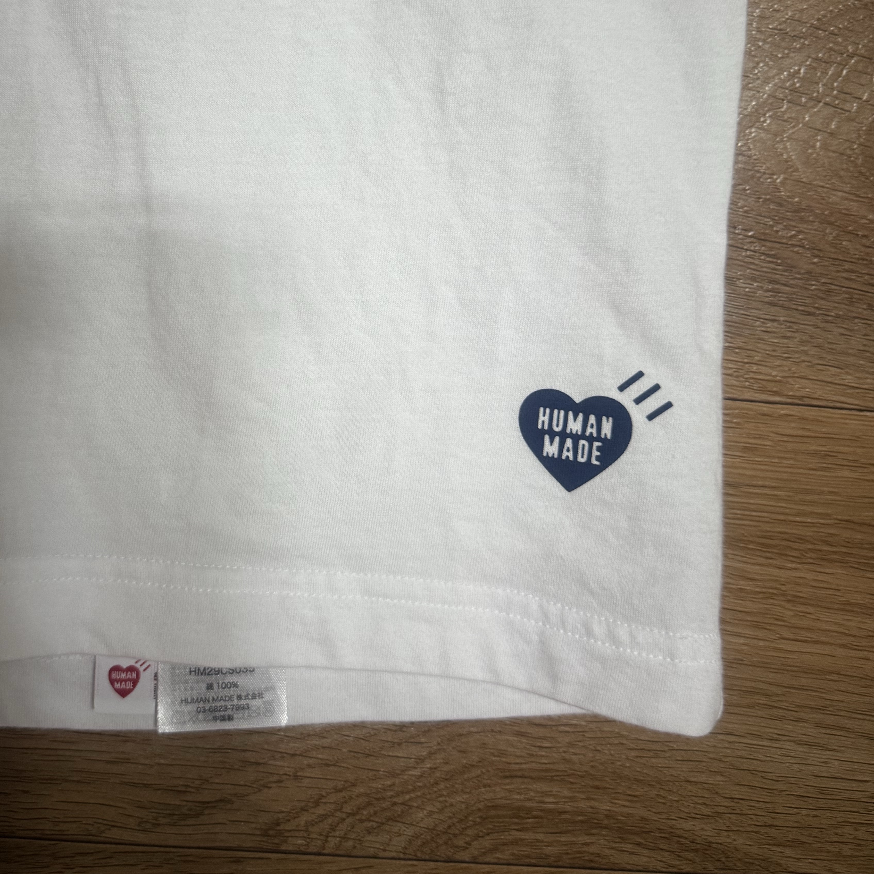 Human Made T-Shirts White (3 Pack) 착용 스타일 - 1