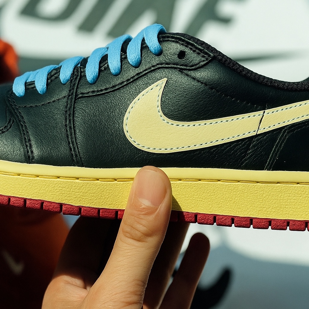 Jordan 1 x Nigel Sylvester Retro Low OG Better With Time 착용 스타일 - 1