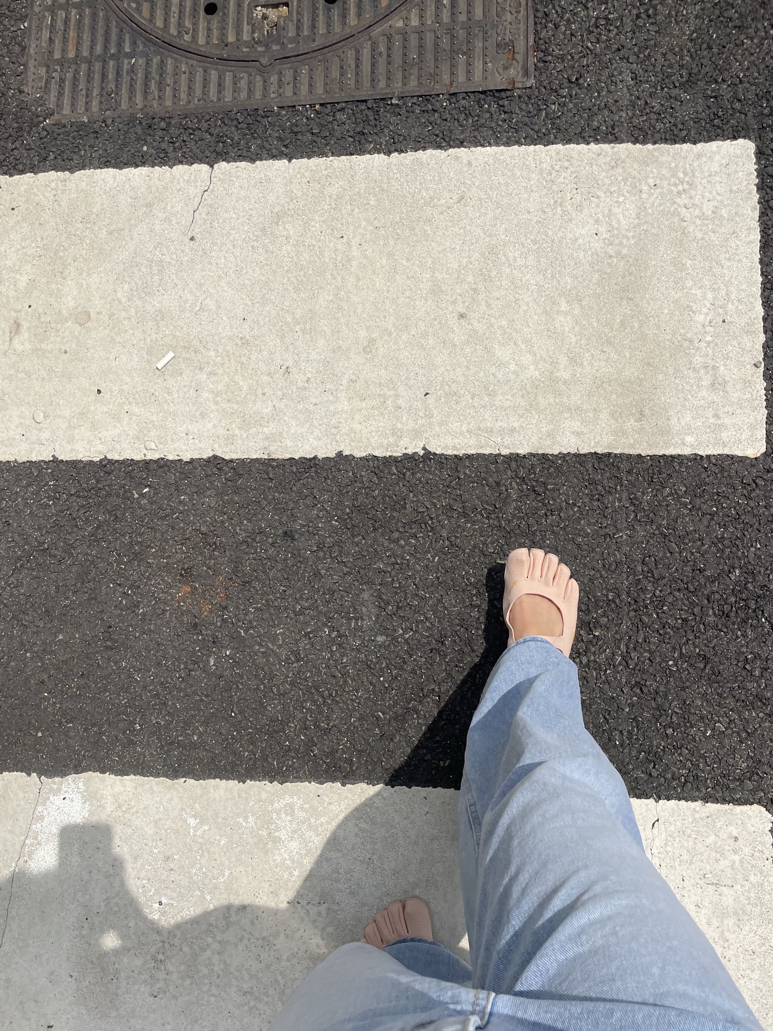 (W) Vibram Fivefingers V-Soul Nude 착용 스타일 - 2