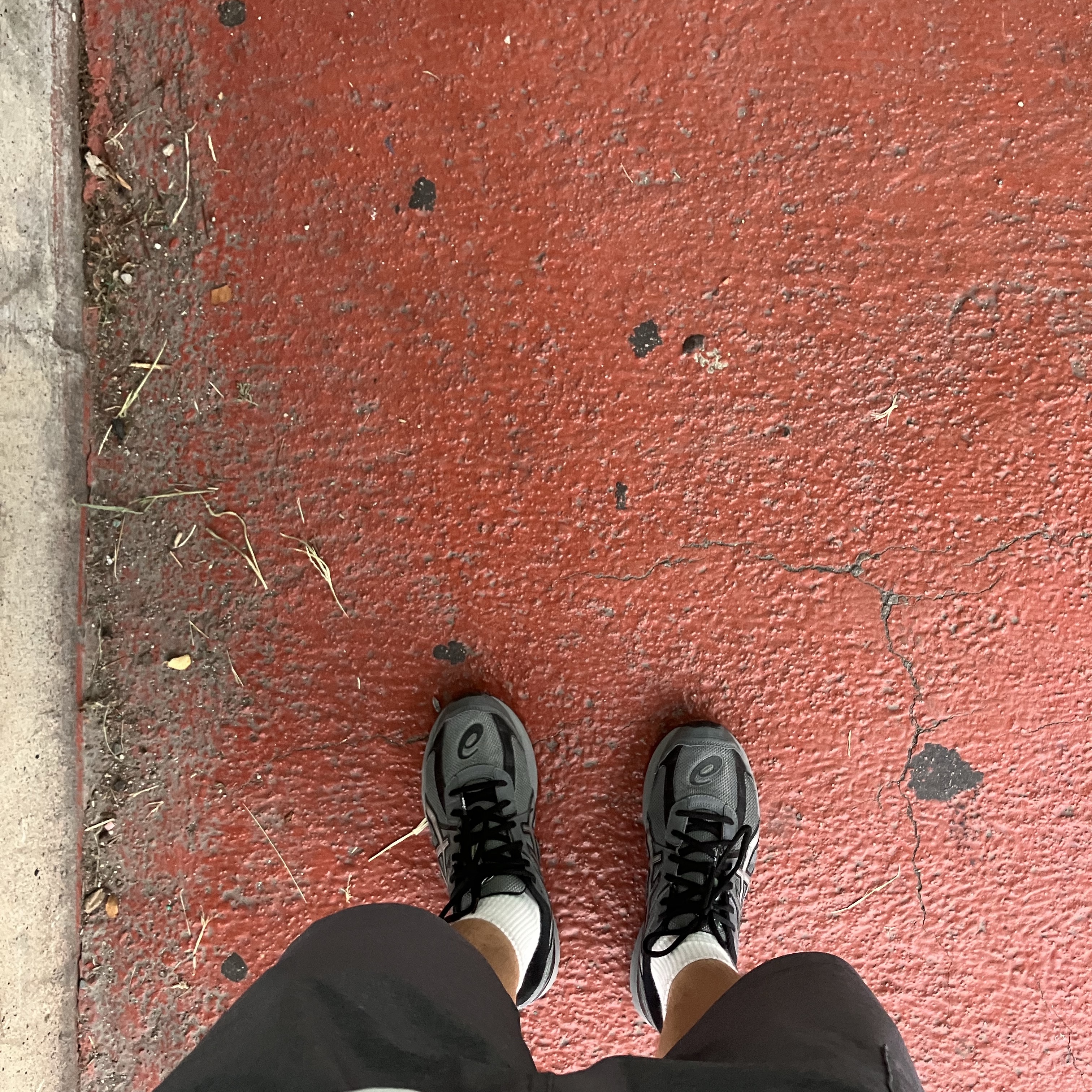 Asics Jog 100 S Steel Grey - 2E Wide 착용 스타일