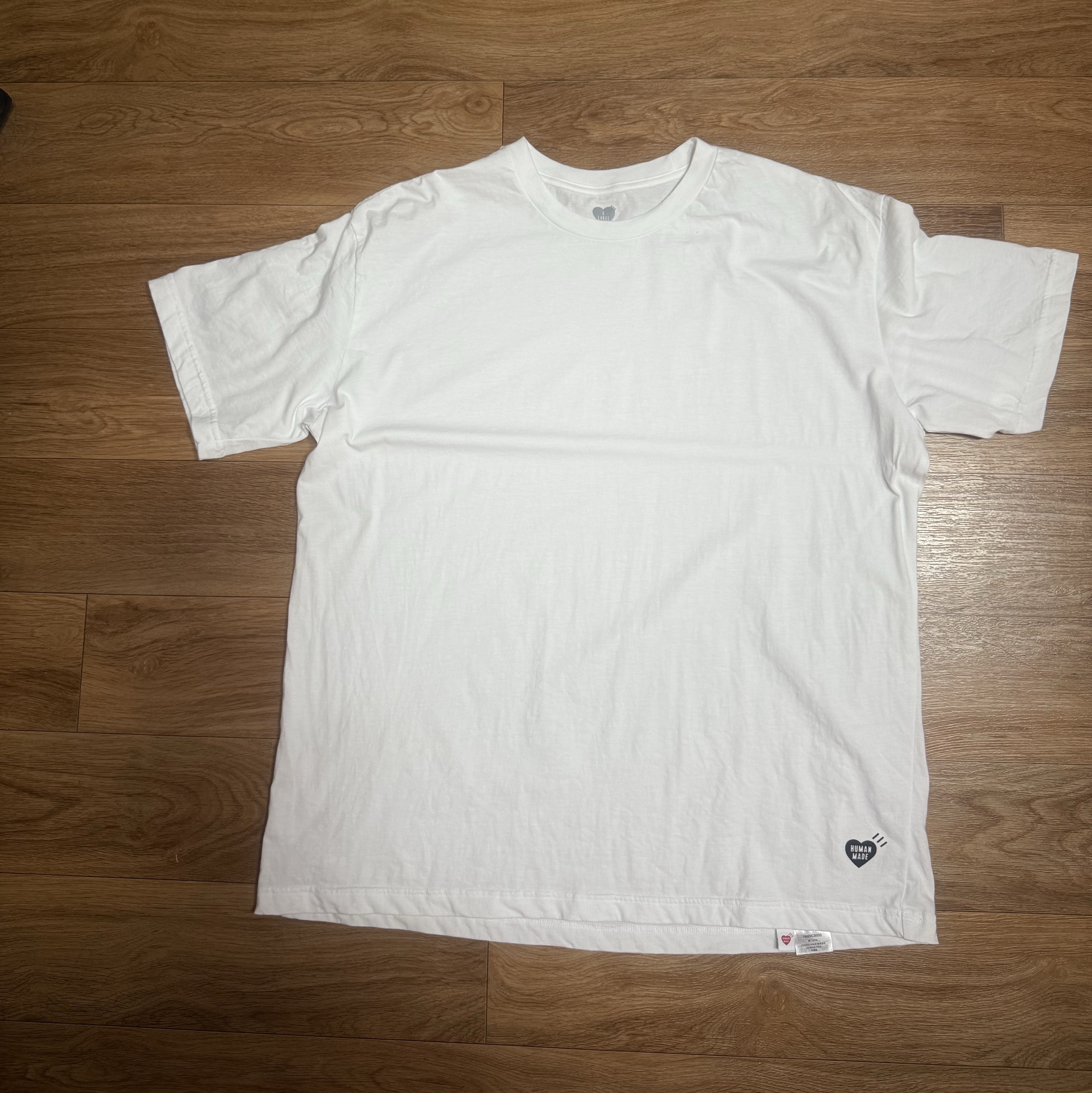 Human Made T-Shirts White (3 Pack) 착용 스타일 - 2