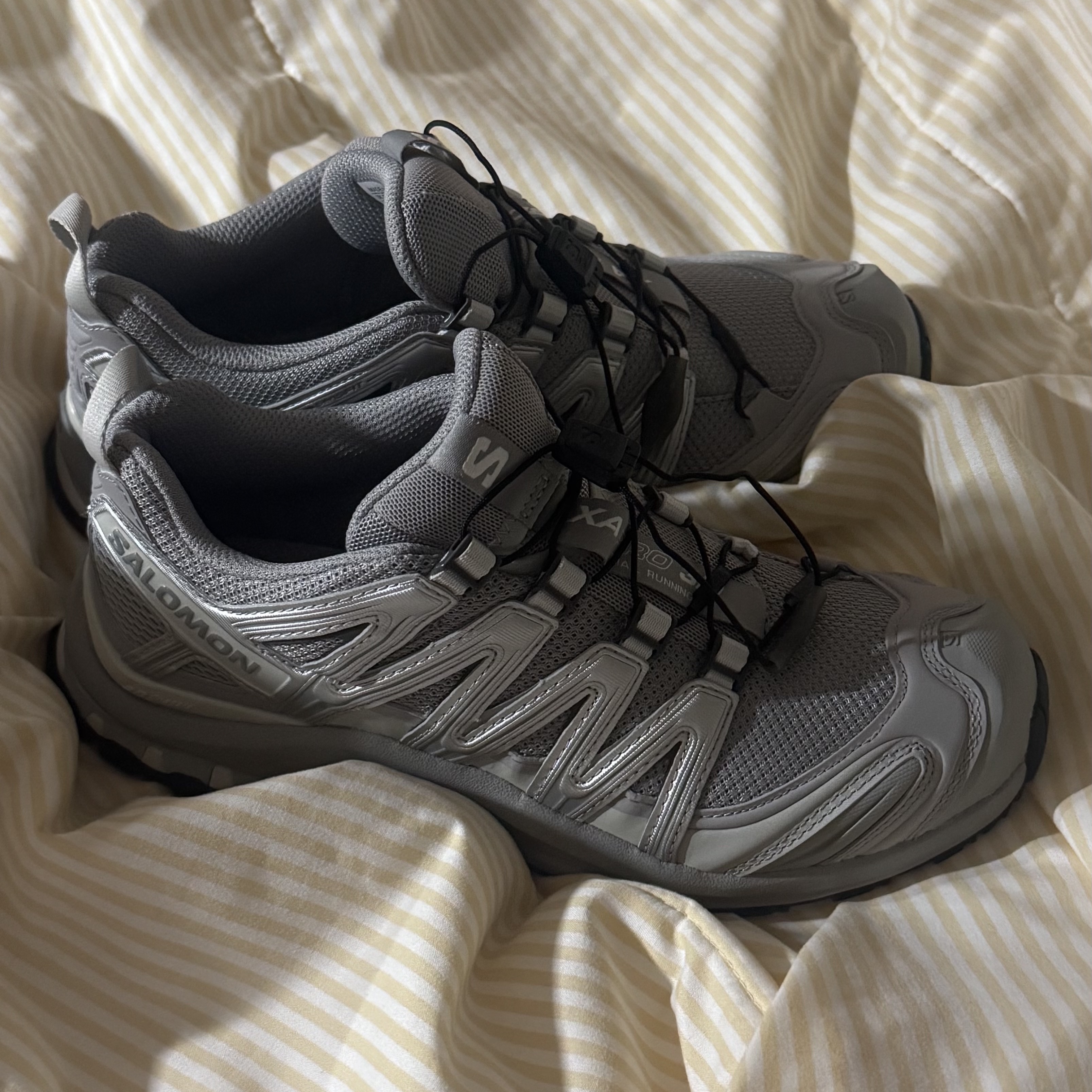 Salomon XA Pro 3D Alloy Silver 착용 스타일 - 1