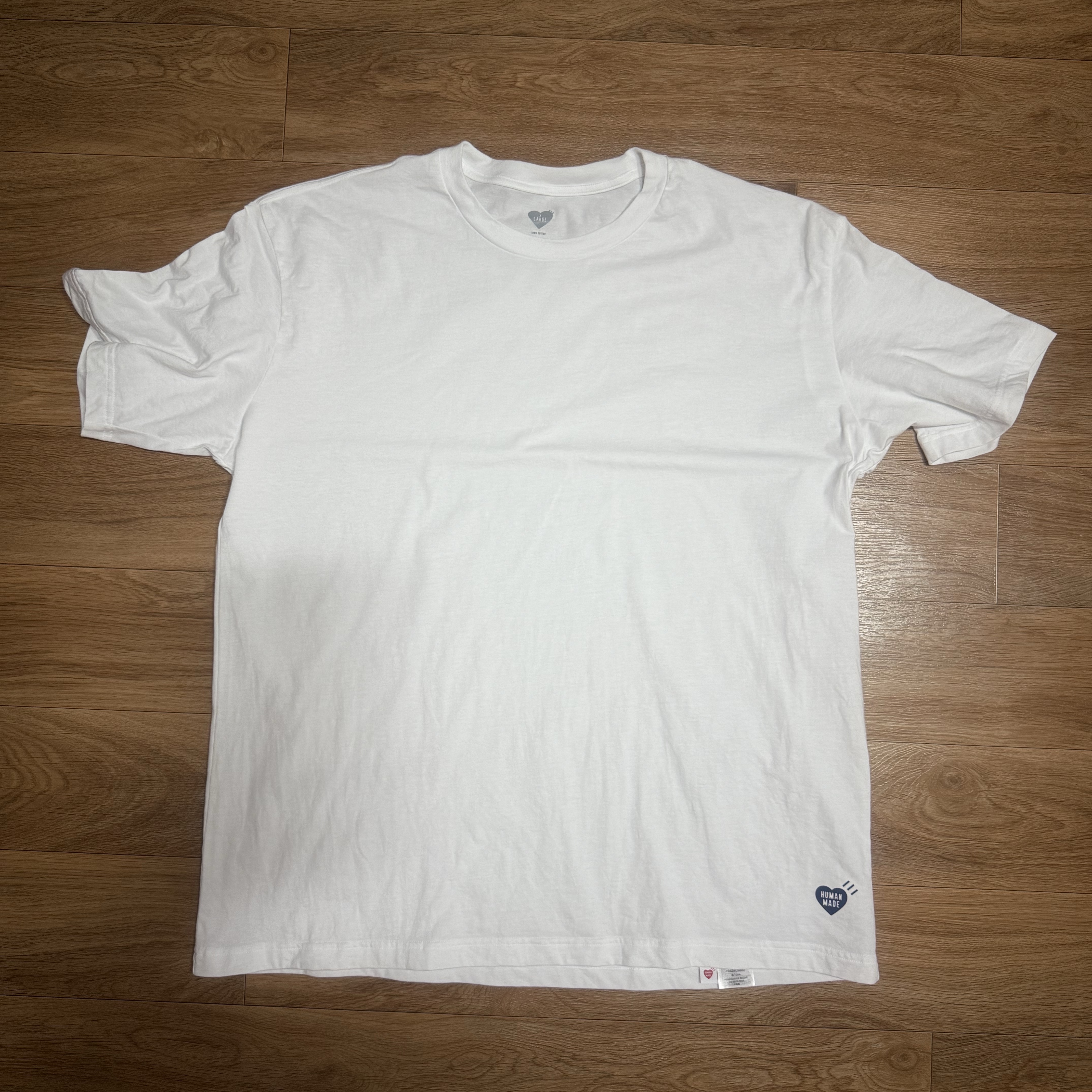 Human Made T-Shirts White (3 Pack) 착용 스타일 - 2