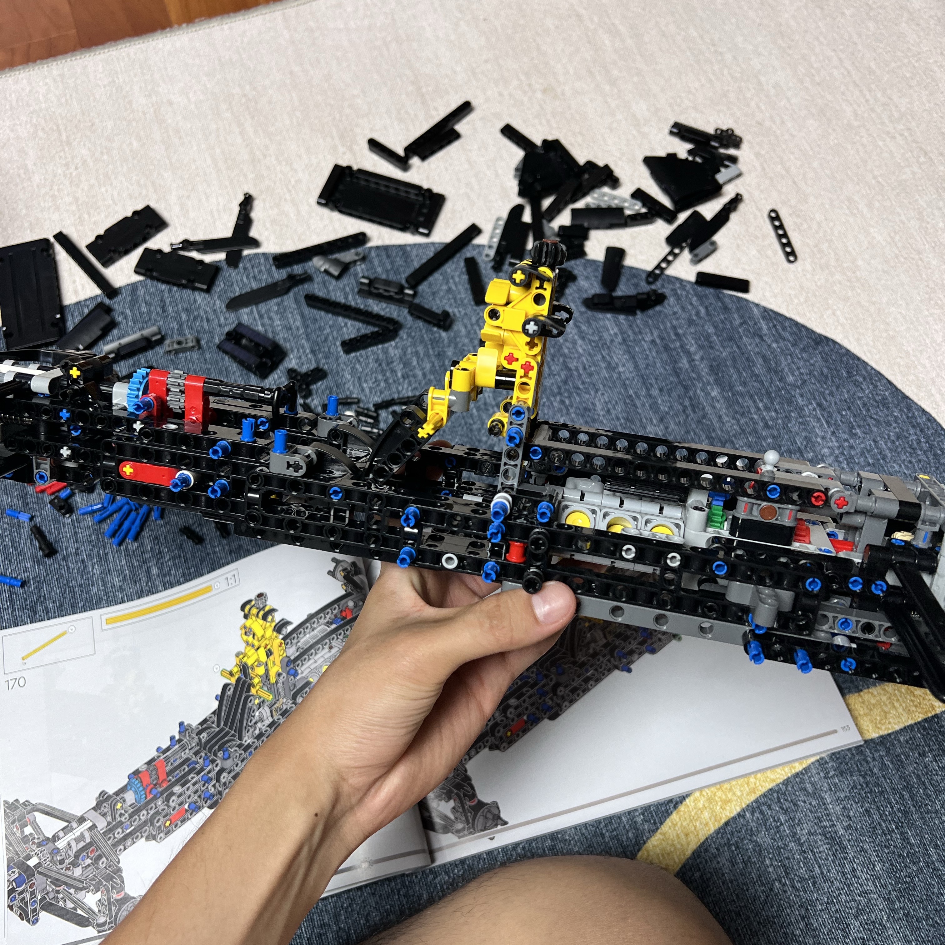 Lego Technic Oracle Red Bull Racing RB20 F1 Car 착용 스타일 - 5