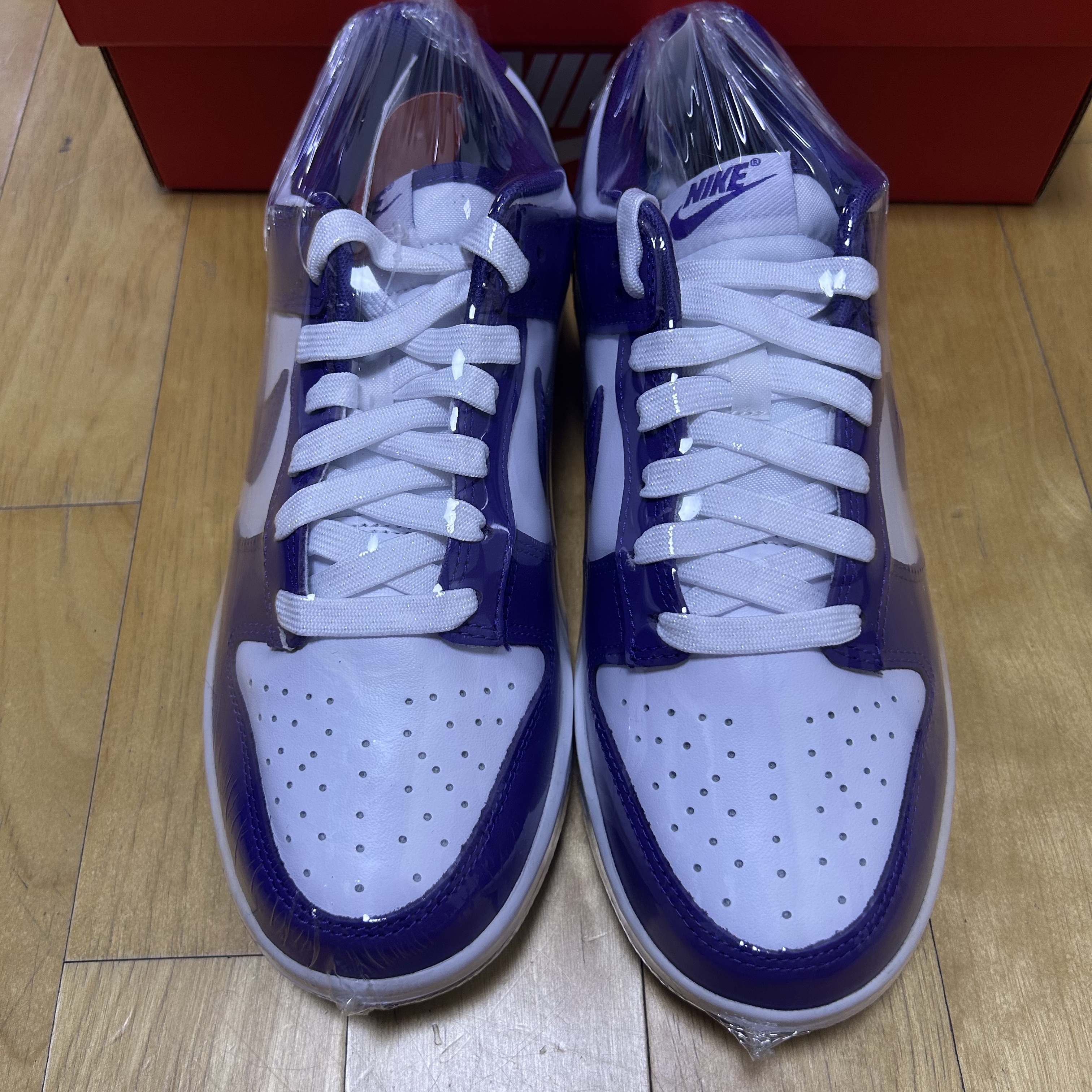 Nike Dunk Low Retro Championship Court Purple 착용 스타일