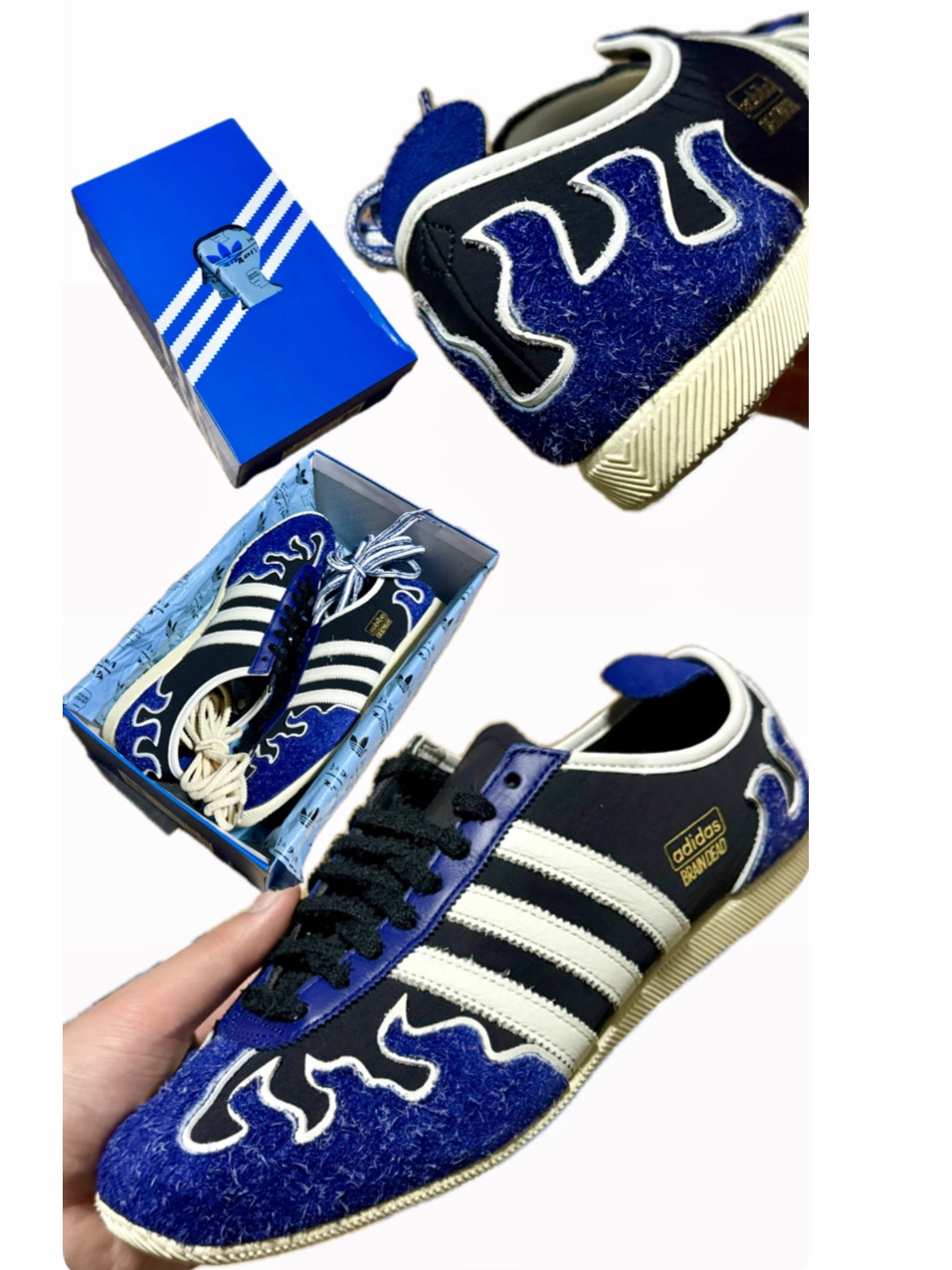 Adidas x Brain Dead Japan Core Black Off White 착용 스타일