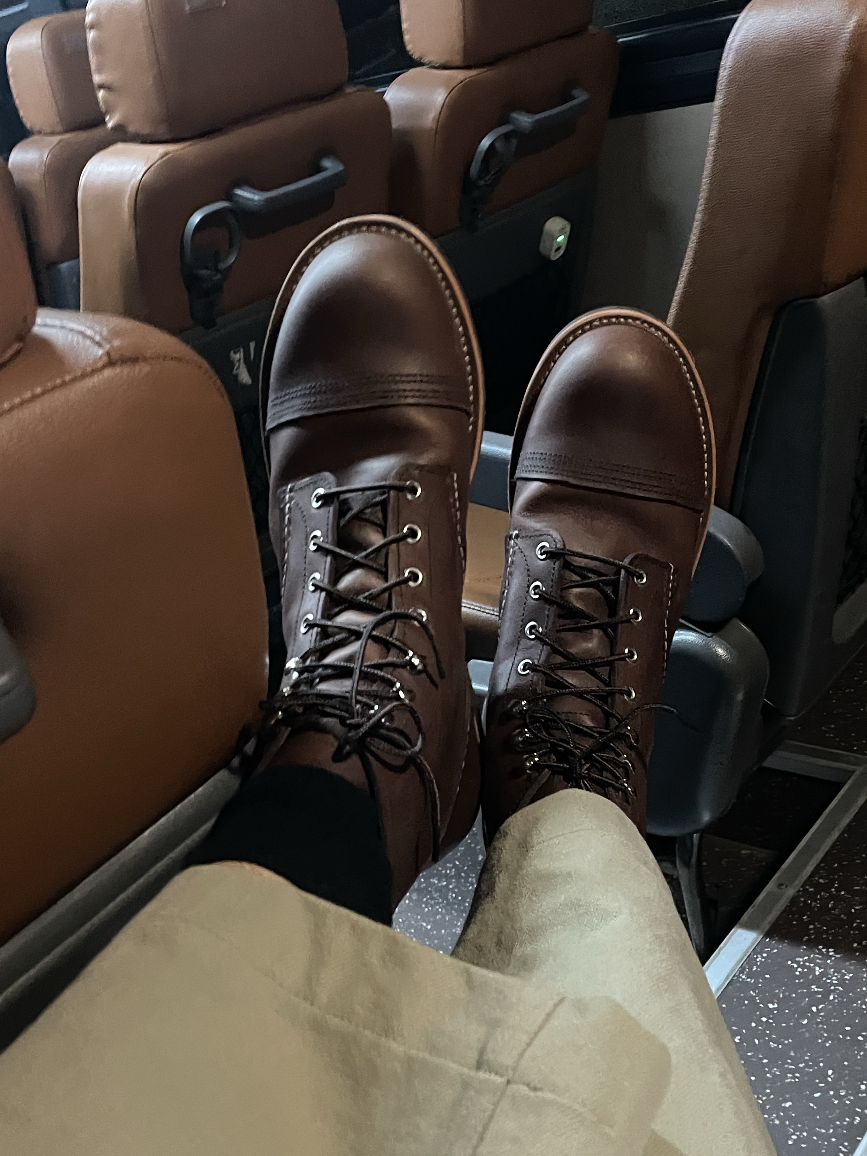 Red Wing Iron Ranger 8111 Amber Harness - D 착용 스타일