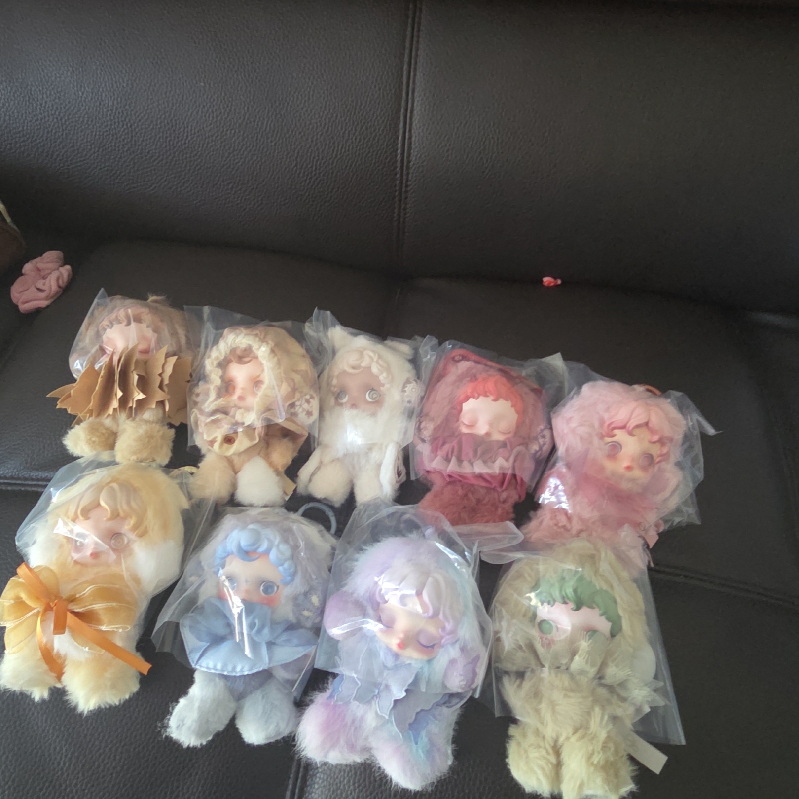 Pop Mart Skullpanda L’Impressionnisme Series Plush Doll (9 Blind Boxes) 착용 스타일