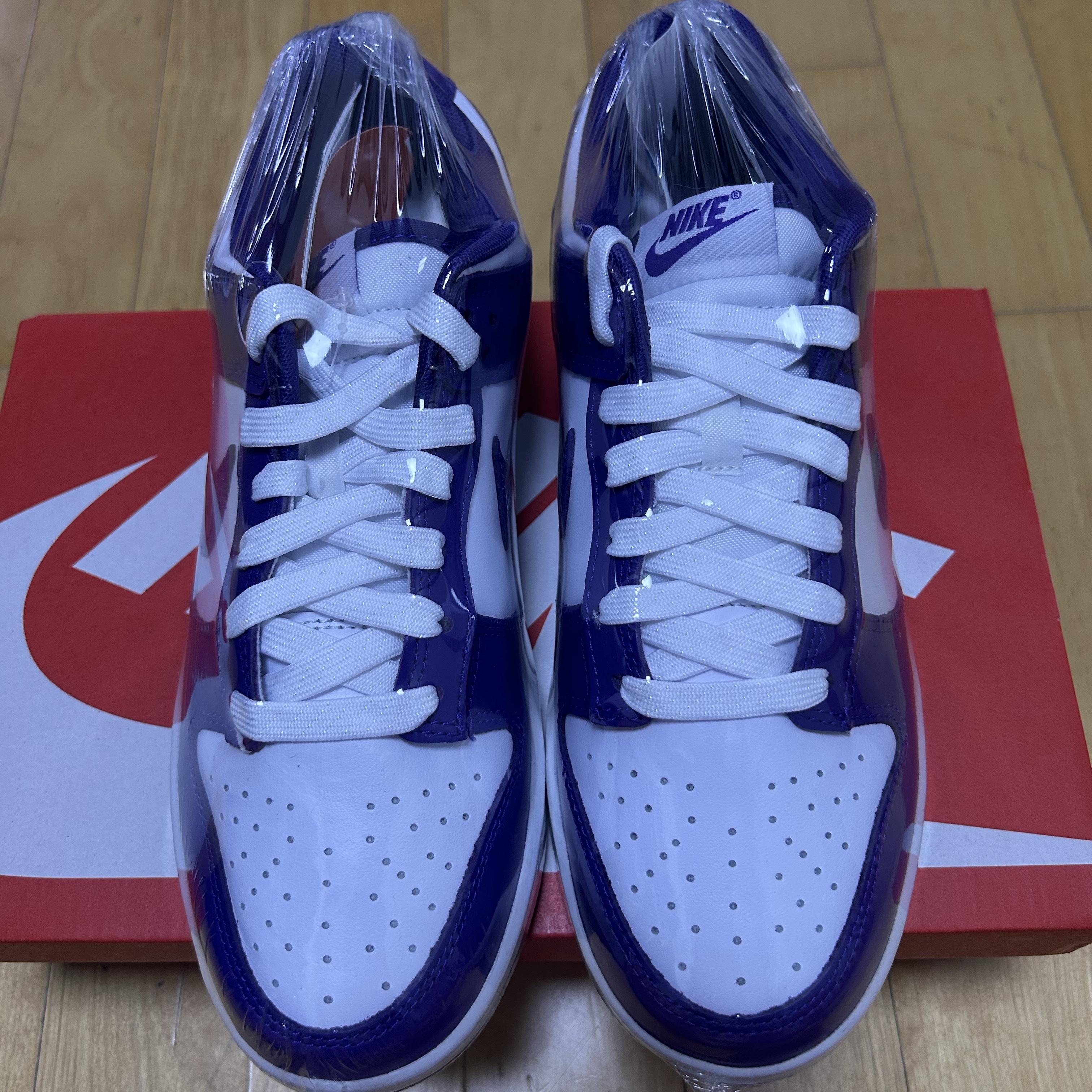Nike Dunk Low Retro Championship Court Purple 착용 스타일