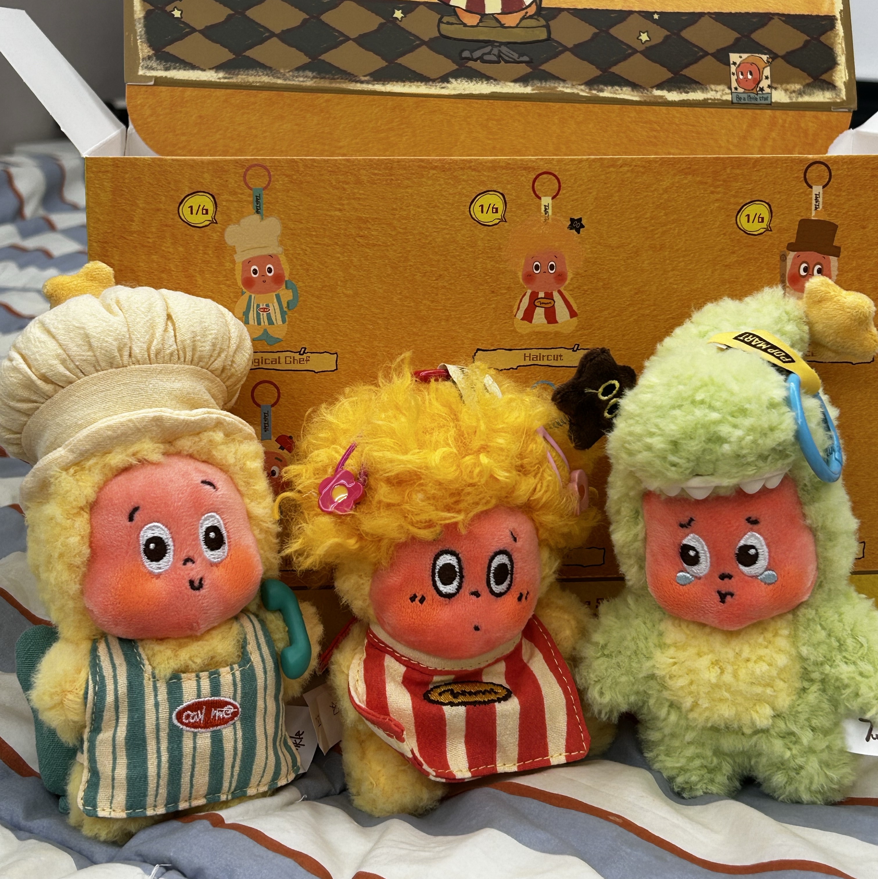 Pop Mart Twinkle Twinkle Be A Little Star Series Plush Pendant Sealed Case (6 Blind Boxes) 착용 스타일 - 8